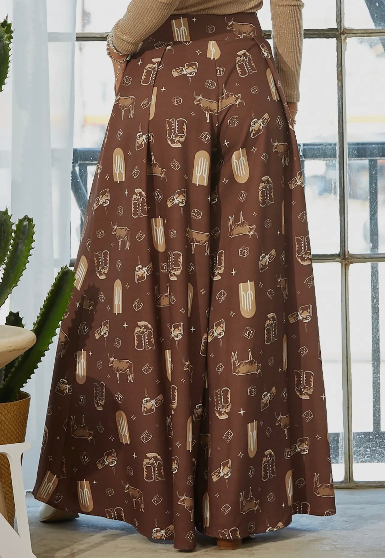 Western Farm Flare
Wide Leg Palazzo Pants