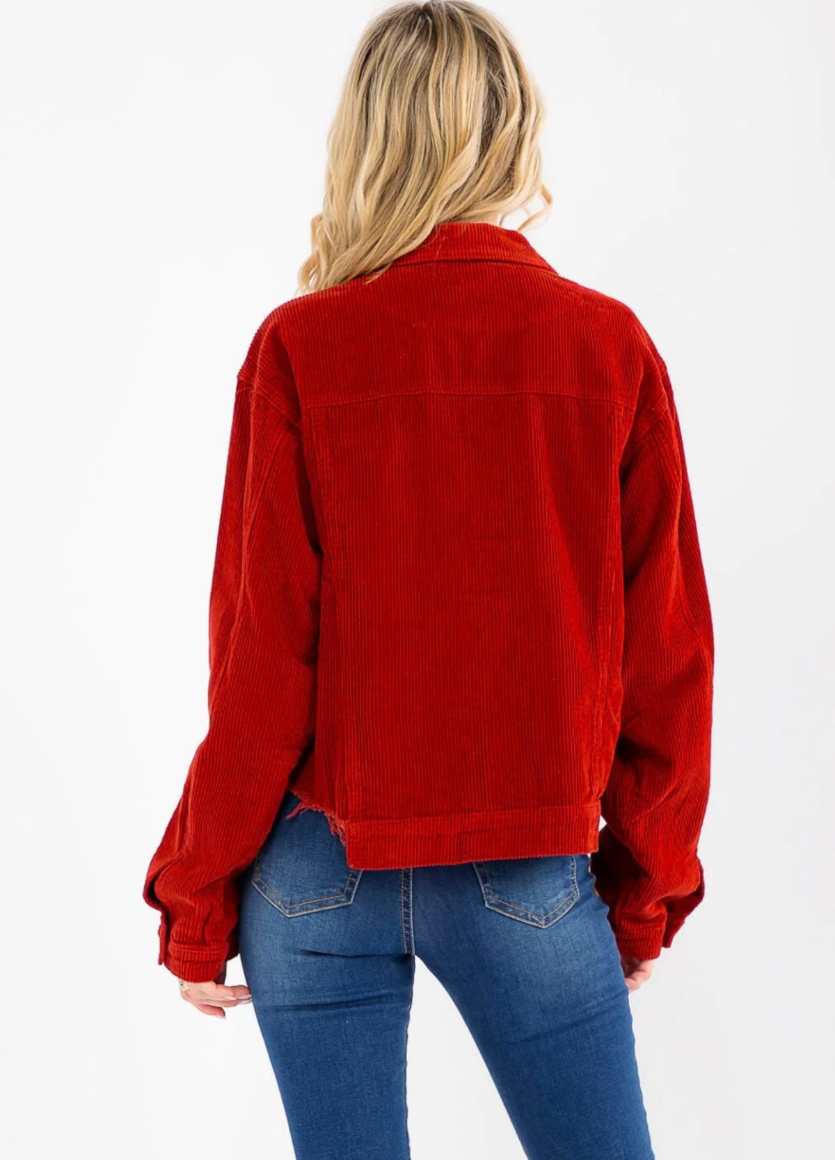 Red Corduroy Jacket