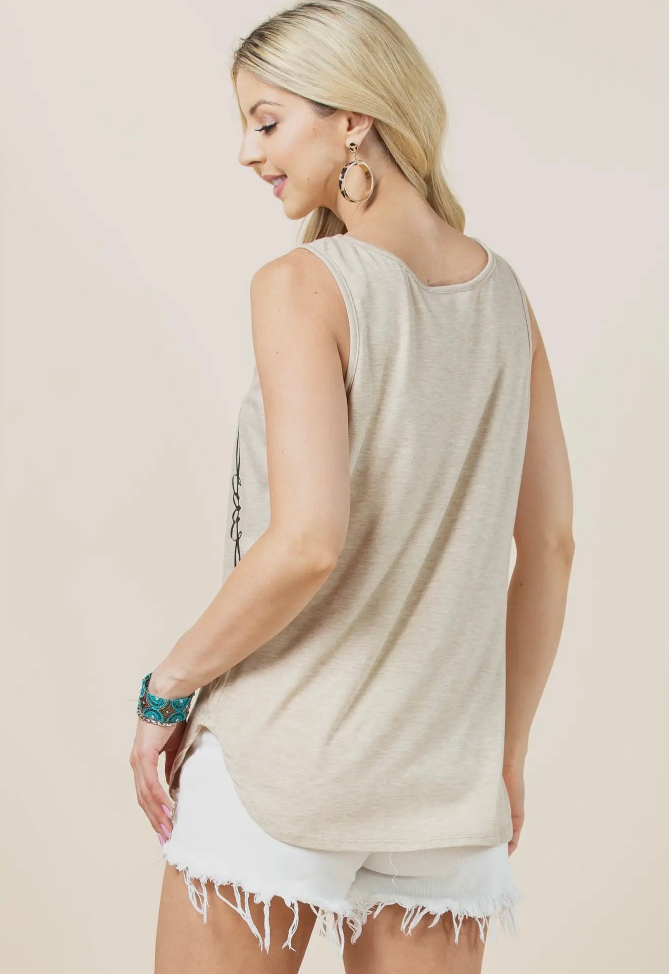 SPENCER Rodeo Giddy Up Graphic
Sleeveless Top