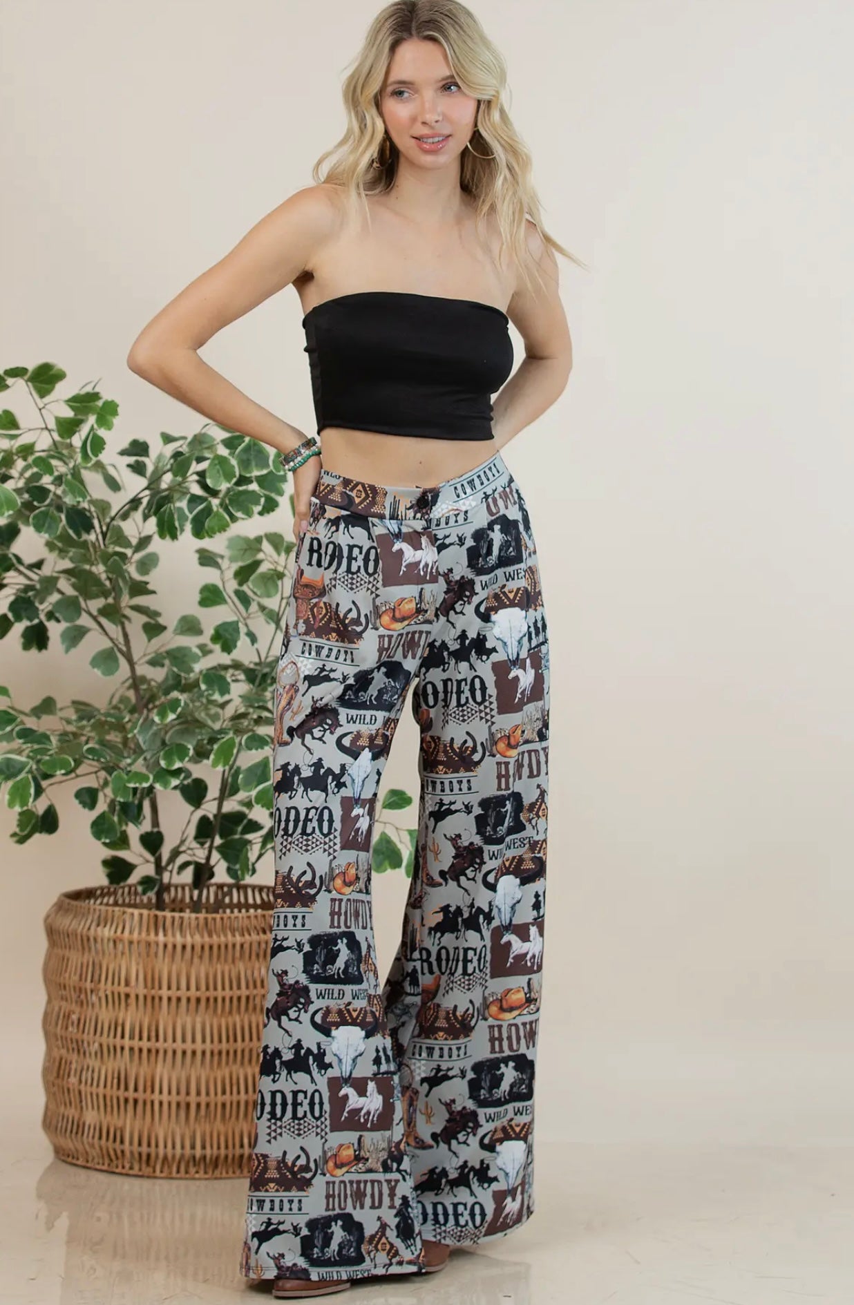 Killa Howdy Lucky Print
Slack Pants
