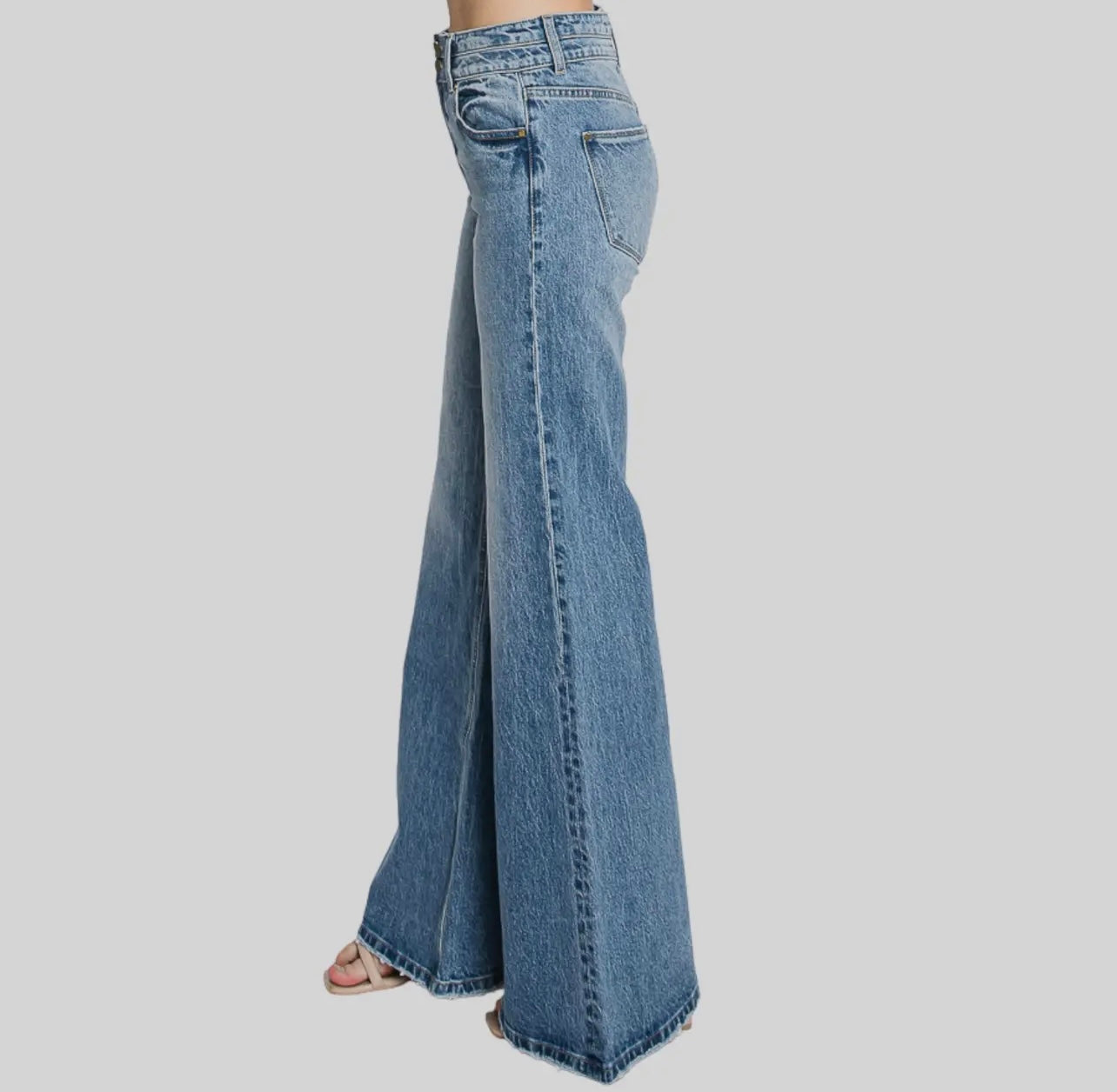 Petra153 High Waisted Comfort
Stretch Vintage Wide Leg