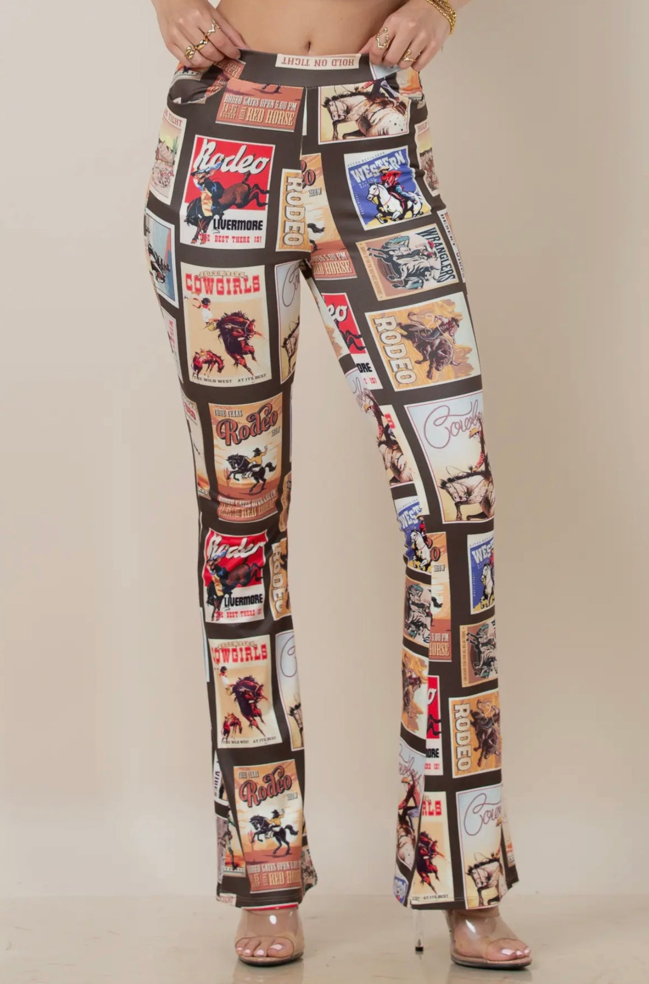 Western Hold On Stamps
Print Pants