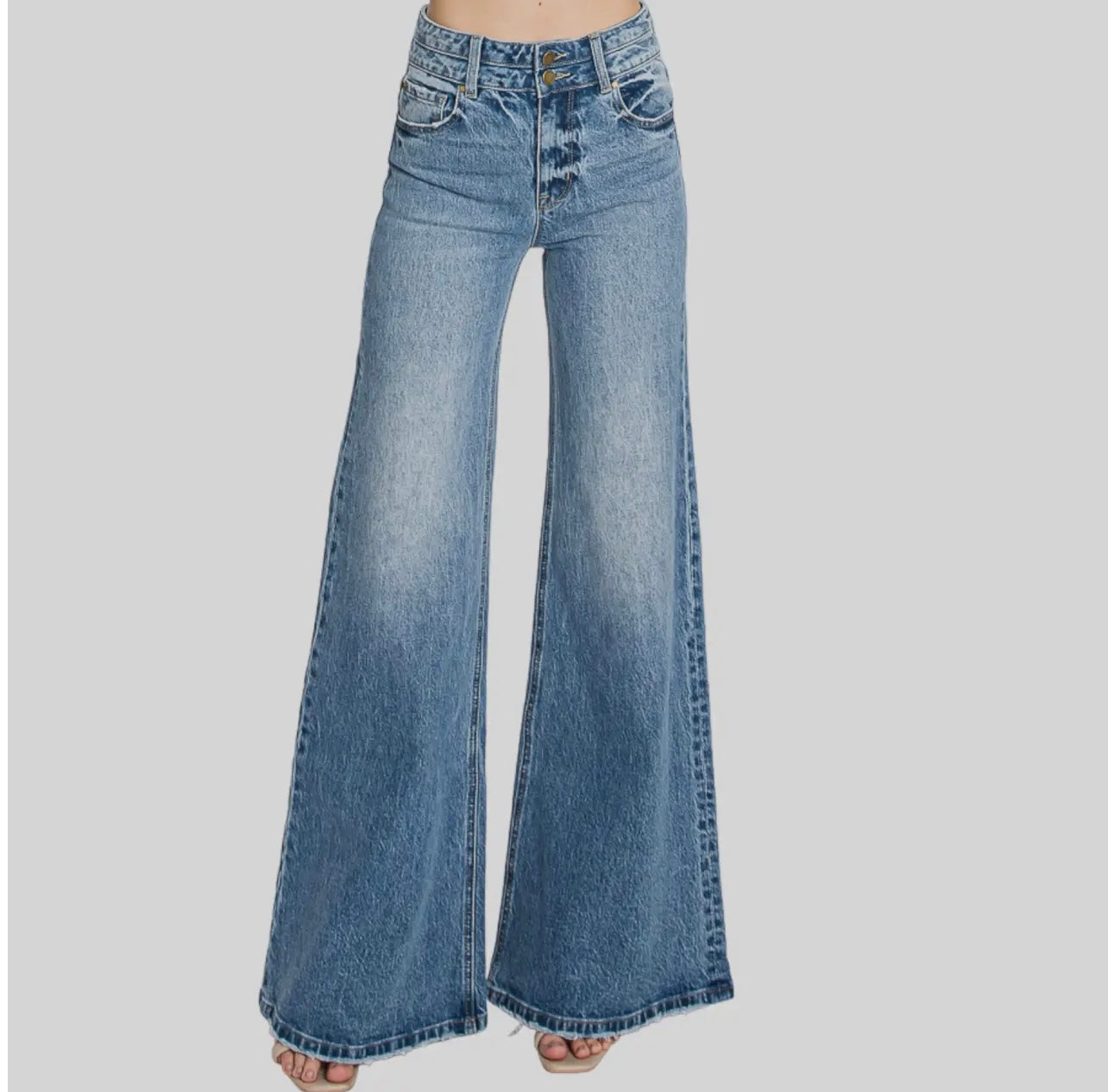Petra153 High Waisted Comfort
Stretch Vintage Wide Leg