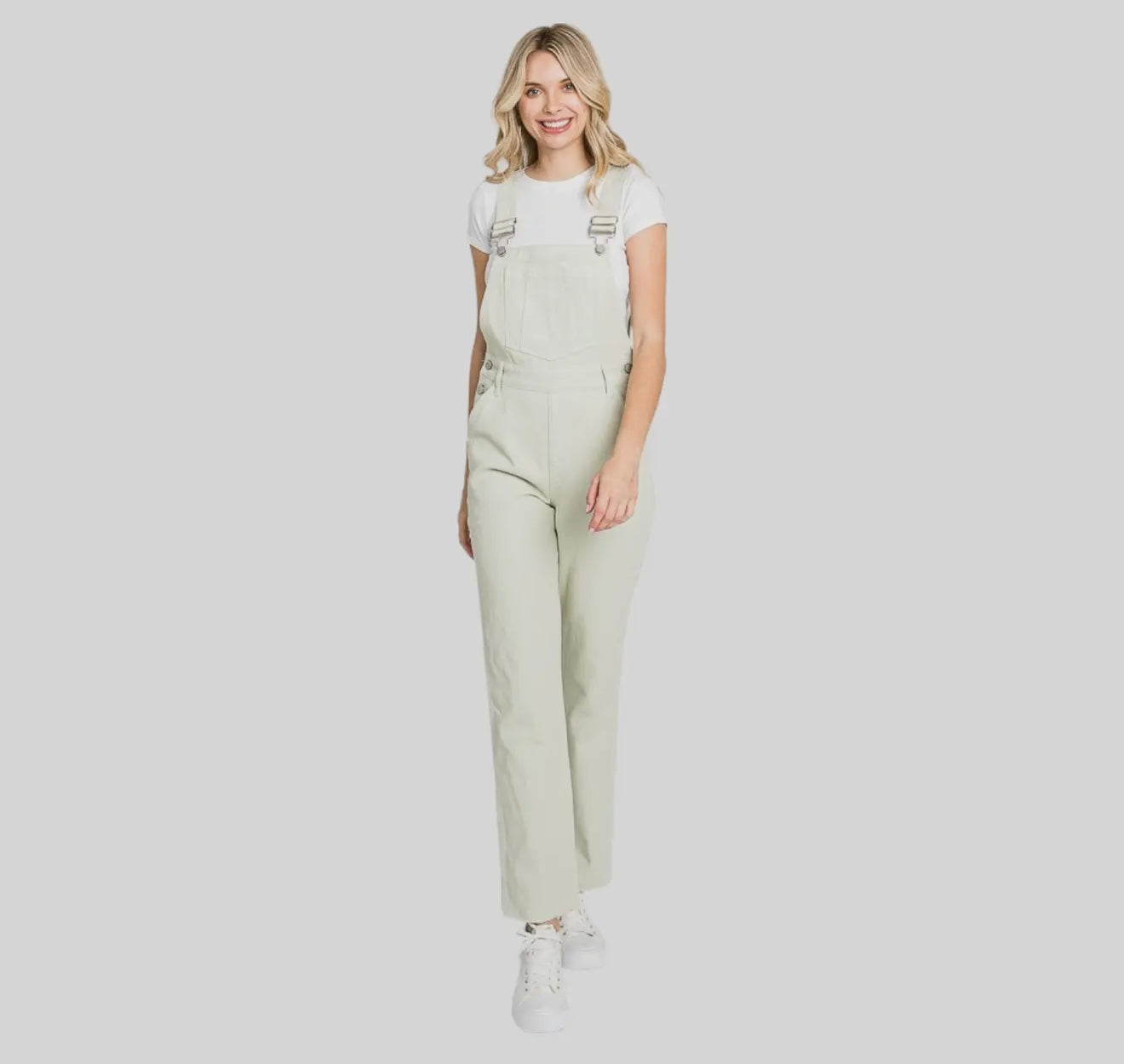 Petra153 Light Olive Overalls