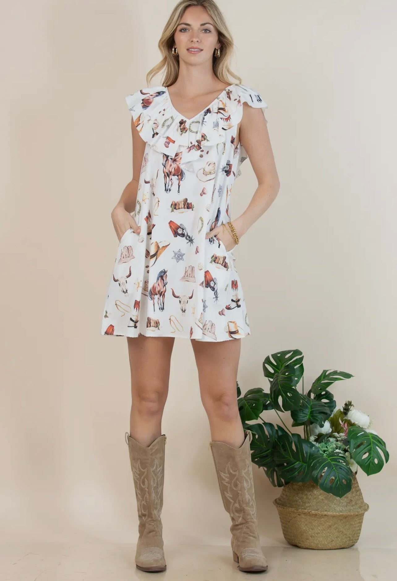 Tilly Sheriff Light Spur
Shoes Print Dress