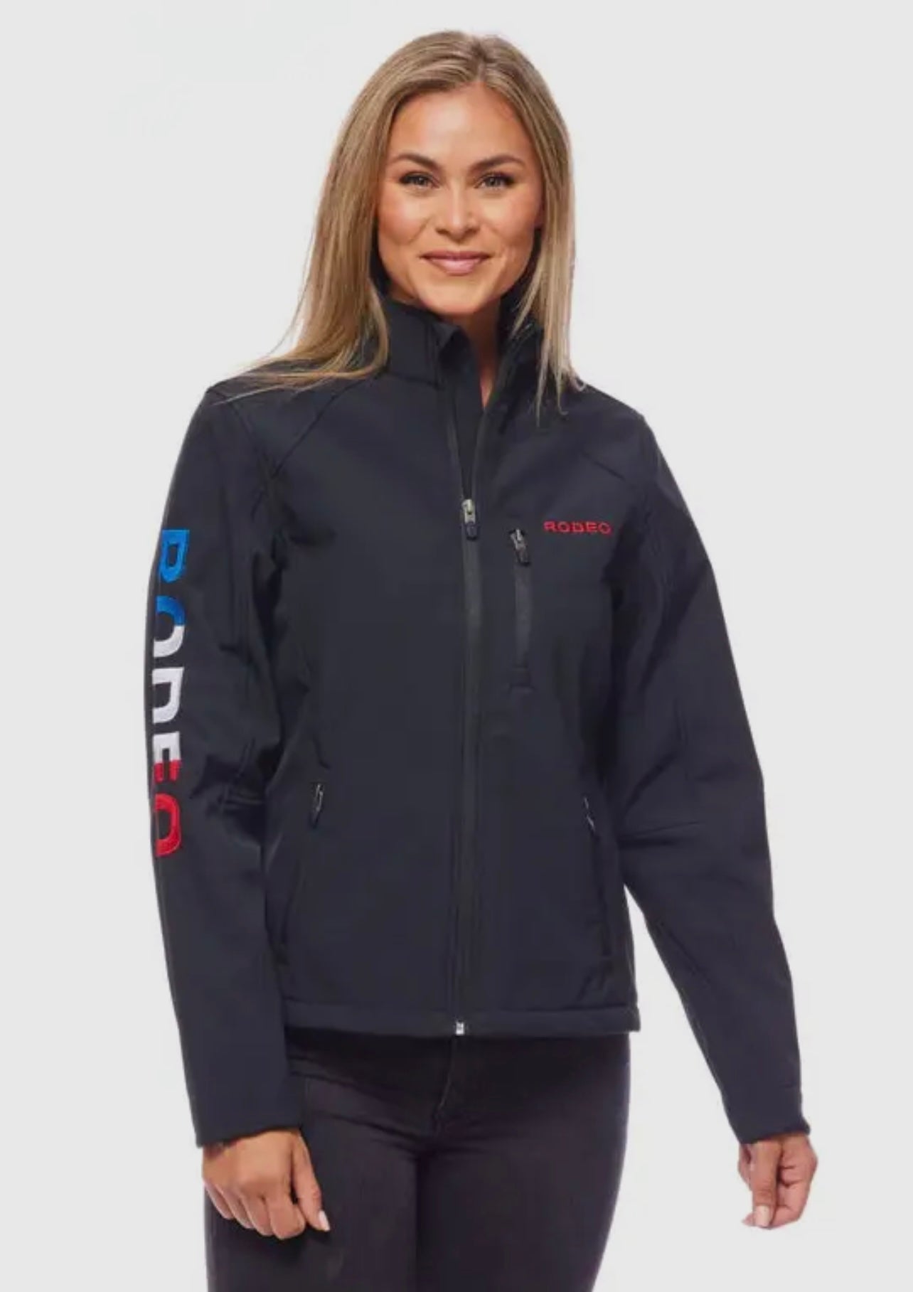 Women's Softshell Rodeo Embroidery
Fleece-Lined Jackets USA