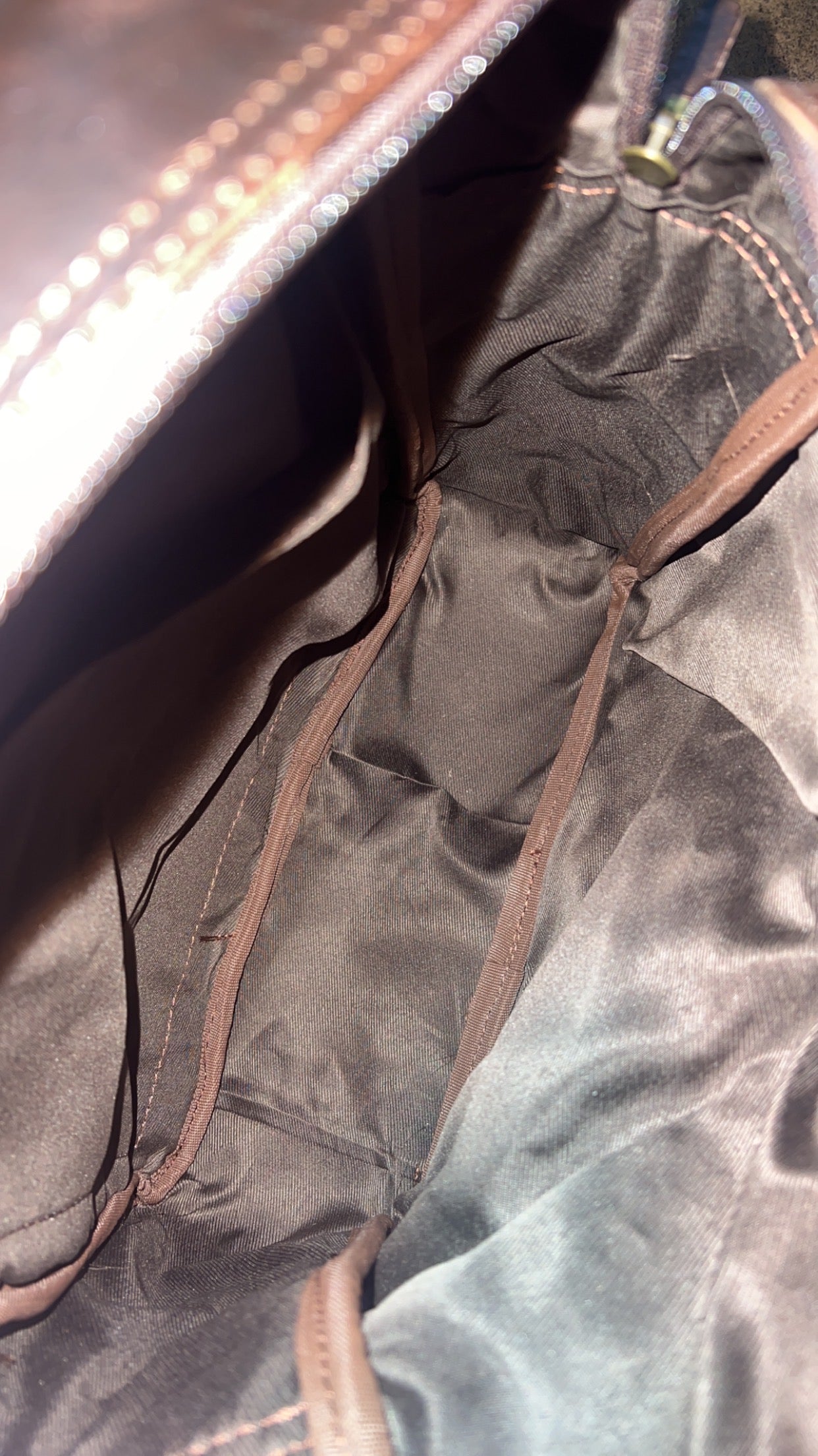 Klassy Cowgirl Hair on Cowhide
Leather Backpack - brown and white PREORDER