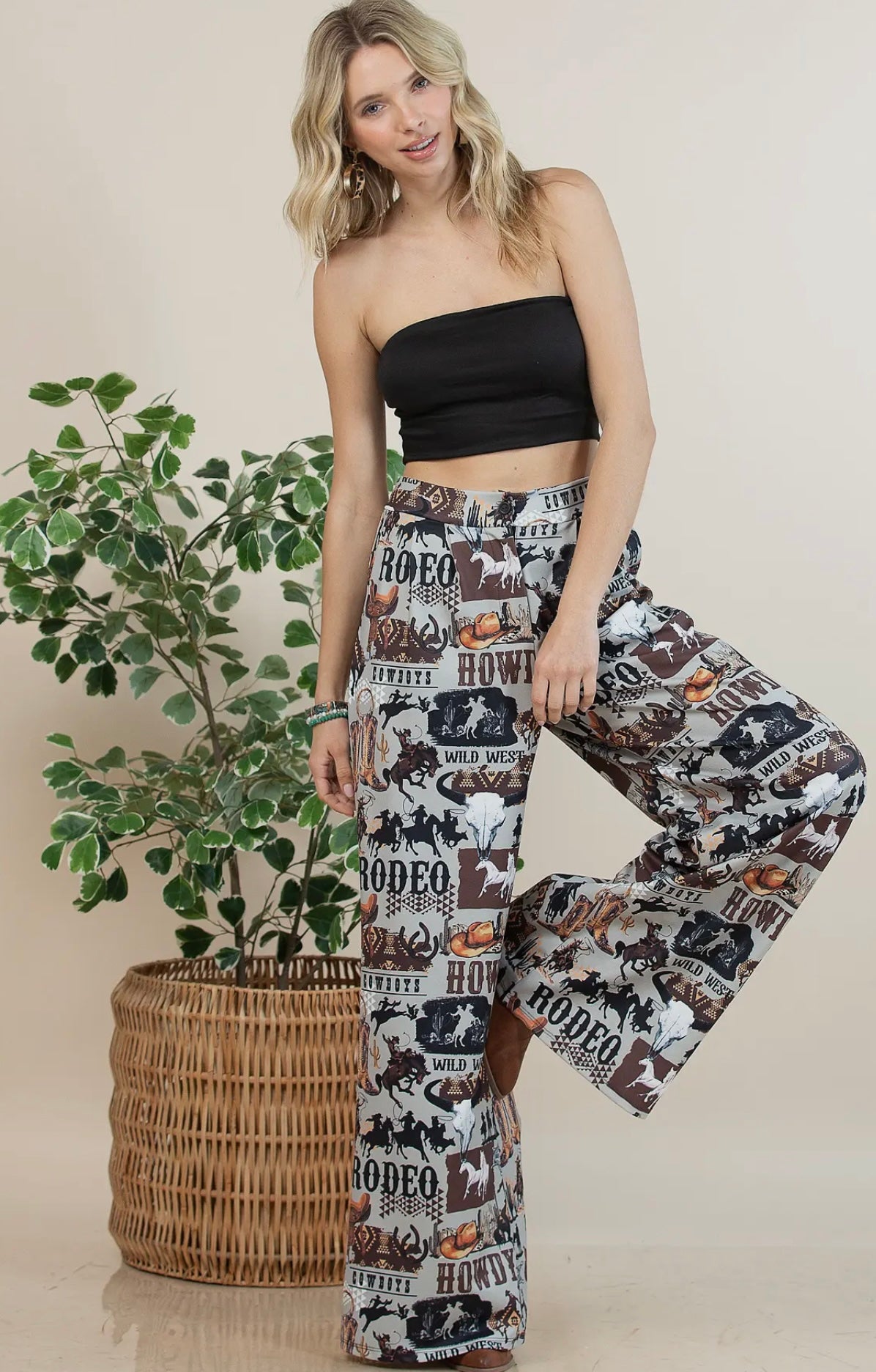 Killa Howdy Lucky Print
Slack Pants