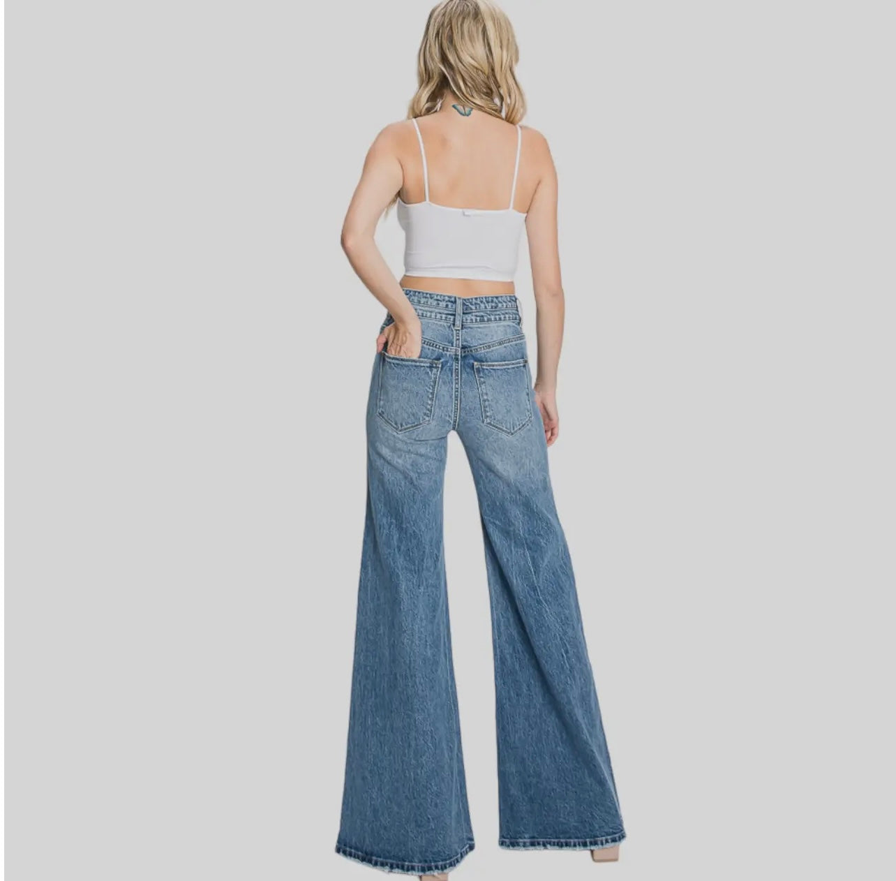 Petra153 High Waisted Comfort
Stretch Vintage Wide Leg