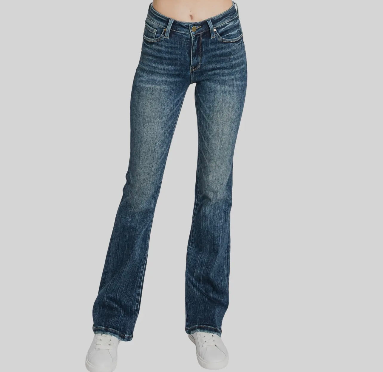 Petra153 Mid Rise Stretch Classic
Bootcut Jeans