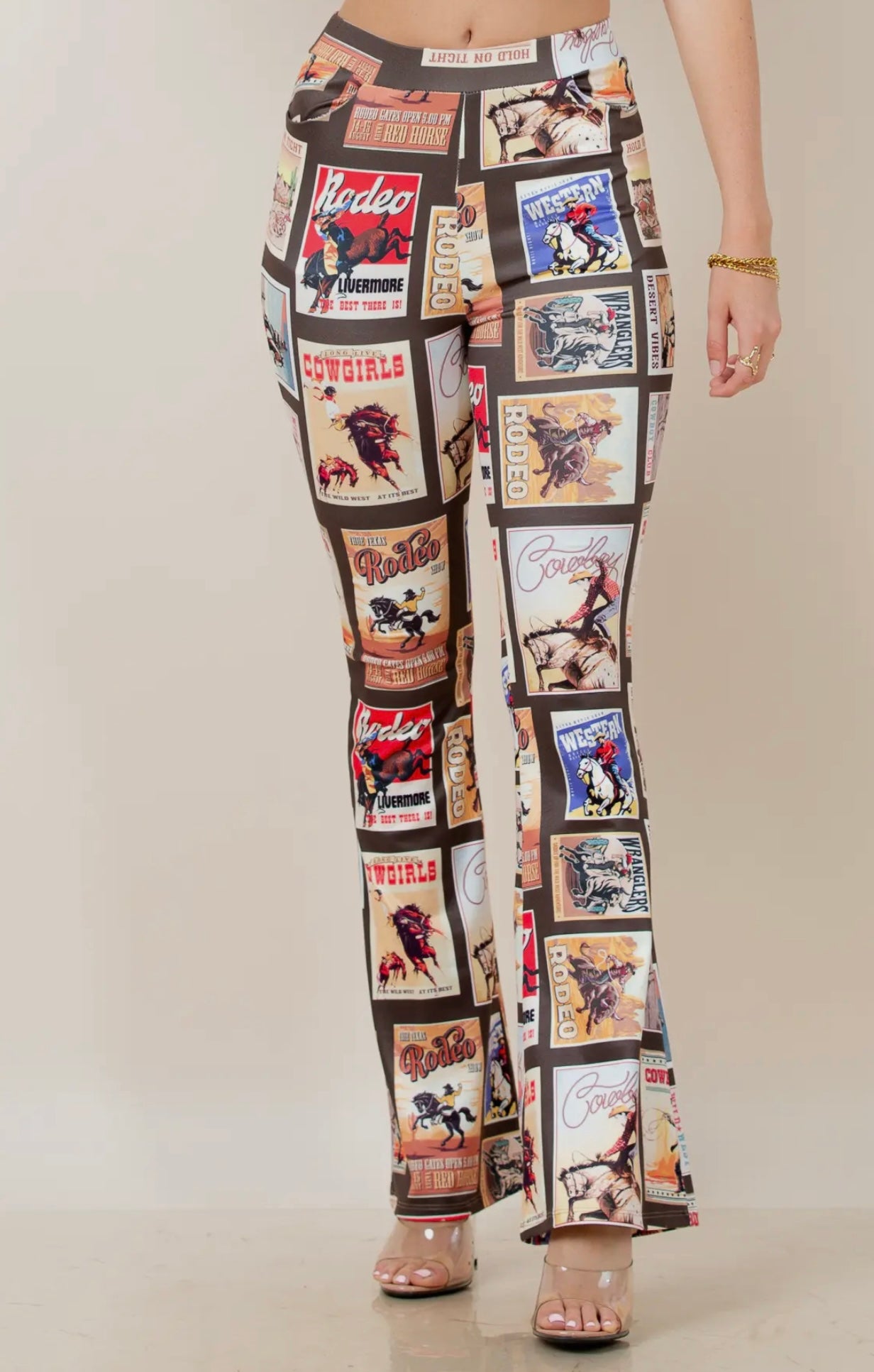 Western Hold On Stamps
Print Pants