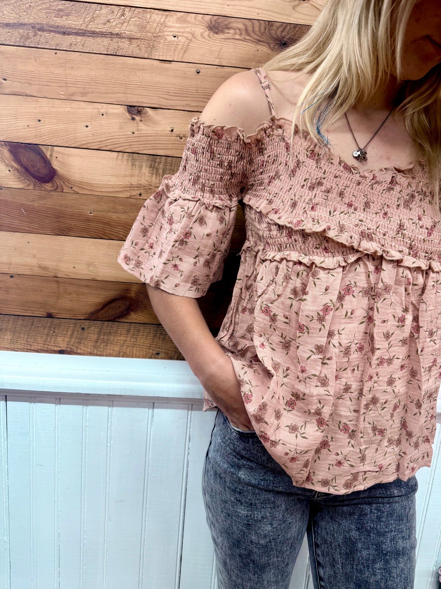The Bella off the shoulder top