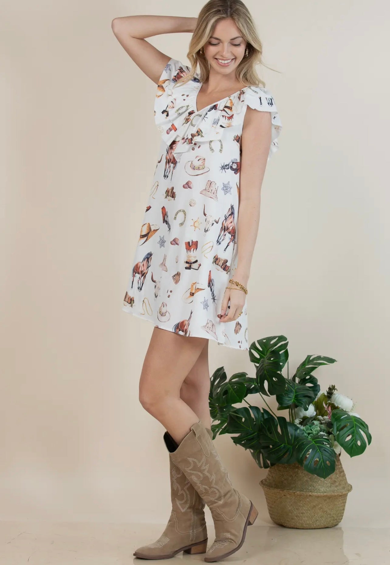 Tilly Sheriff Light Spur
Shoes Print Dress