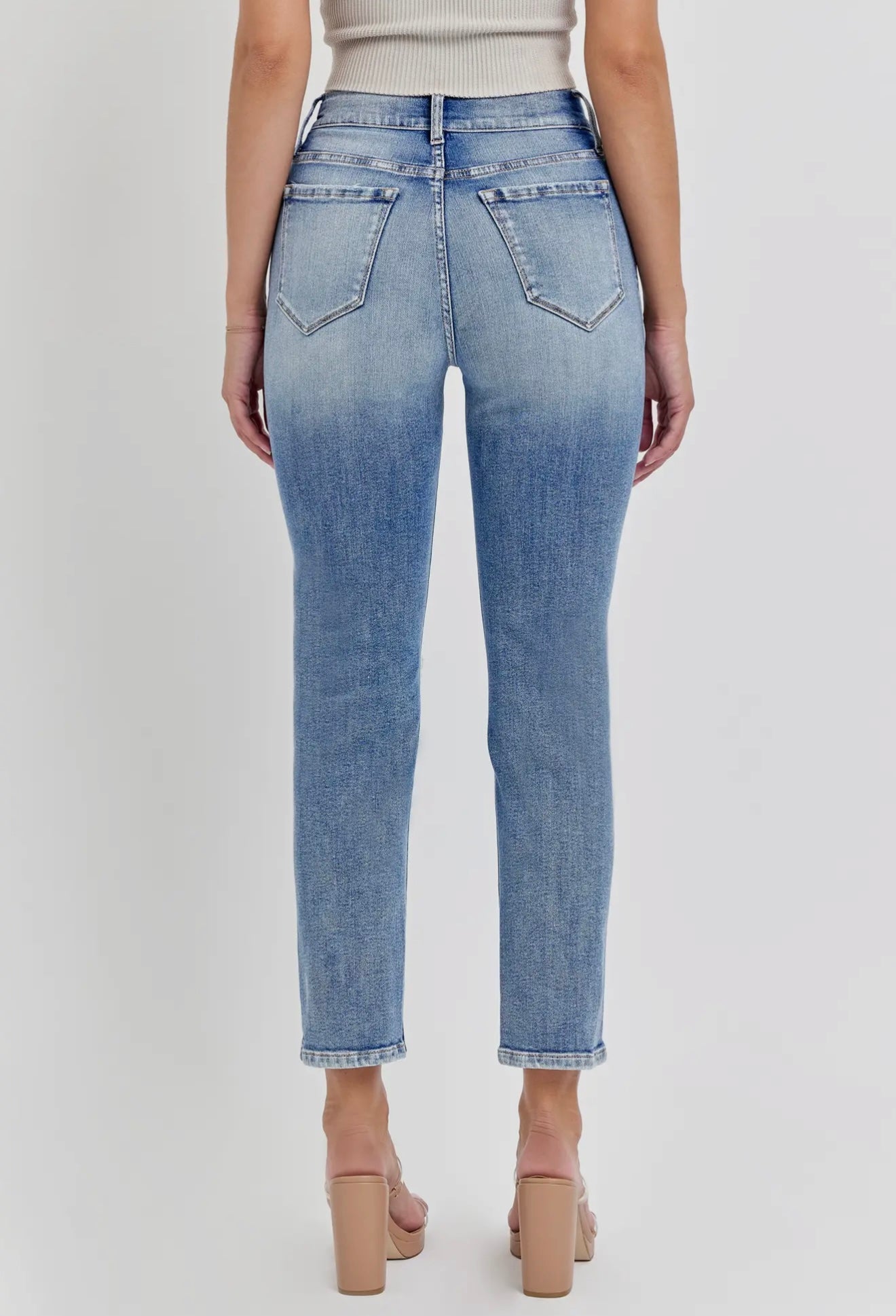 Cello High Rise Mom Jean