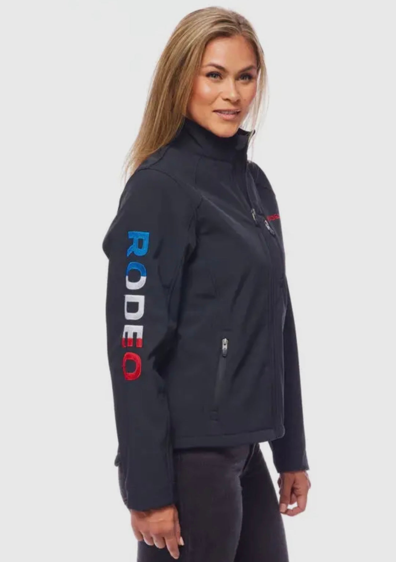 Women's Softshell Rodeo Embroidery
Fleece-Lined Jackets USA