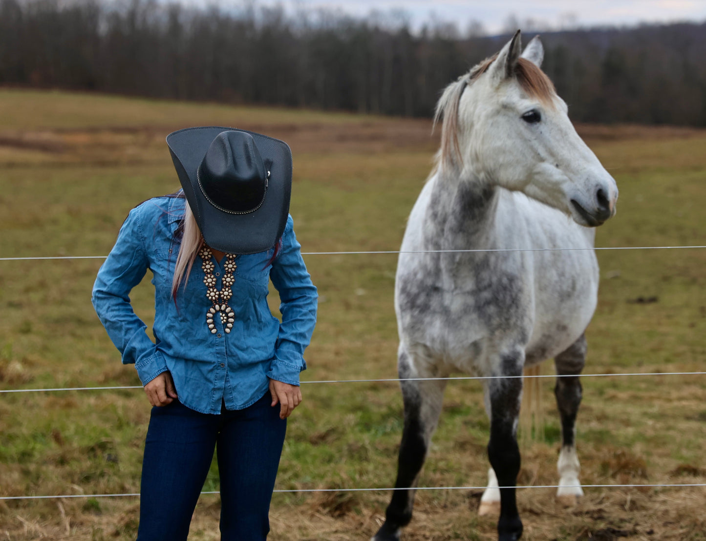 Chambray Button-Down
Collared Shirt