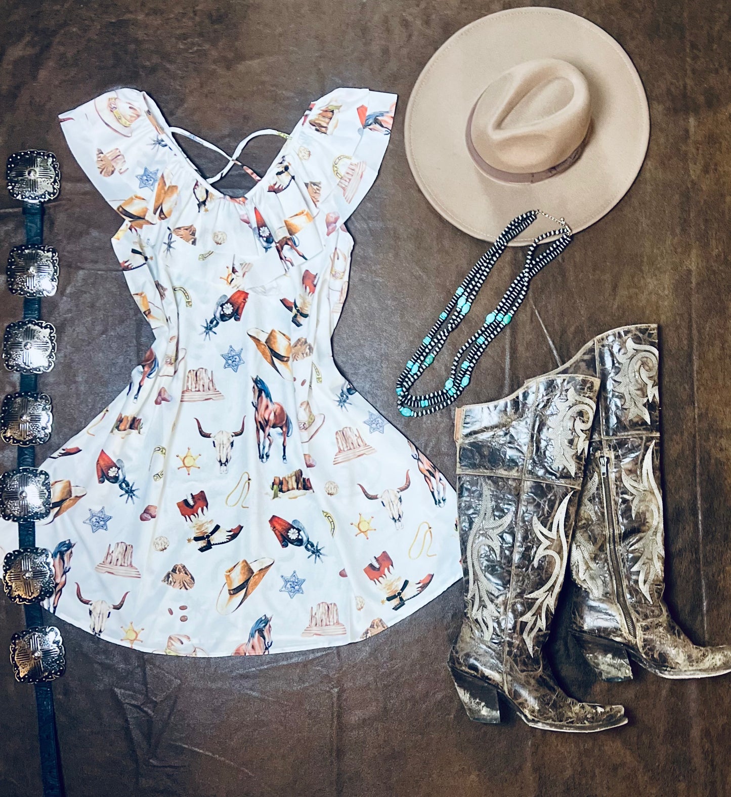 Tilly Sheriff Light Spur
Shoes Print Sundress