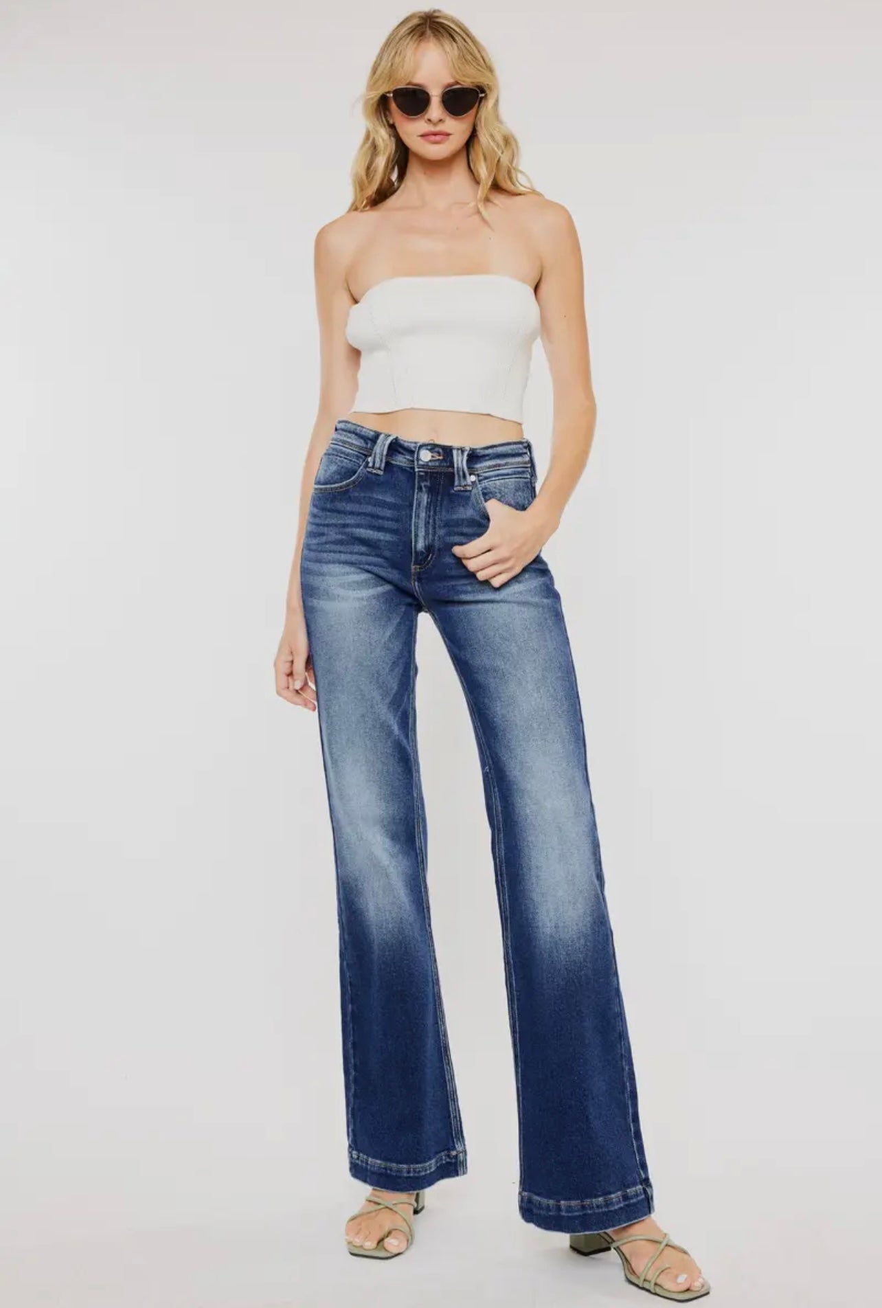 KANCAN HIGH RISE FLARE JEANS