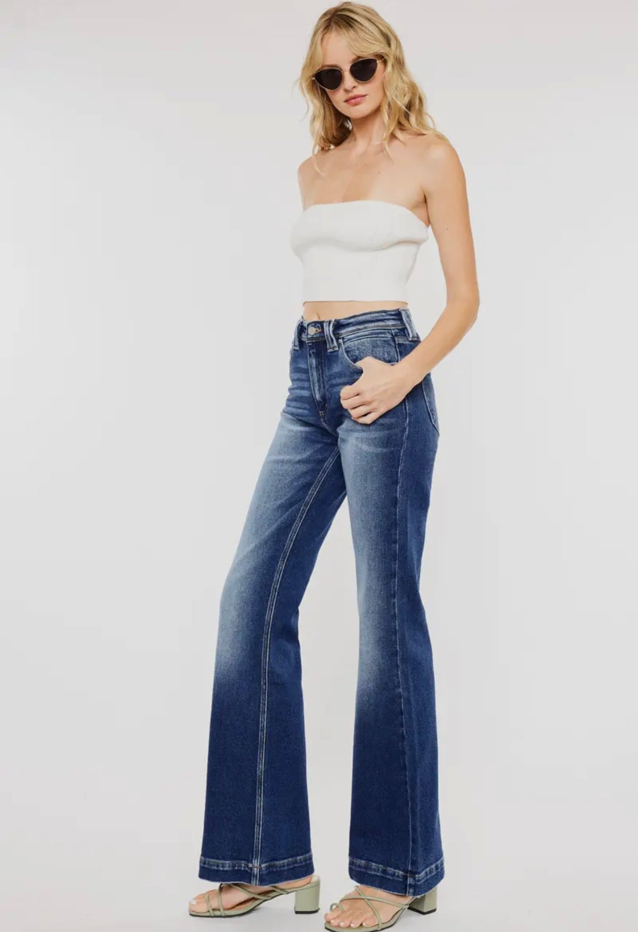 KANCAN HIGH RISE FLARE JEANS