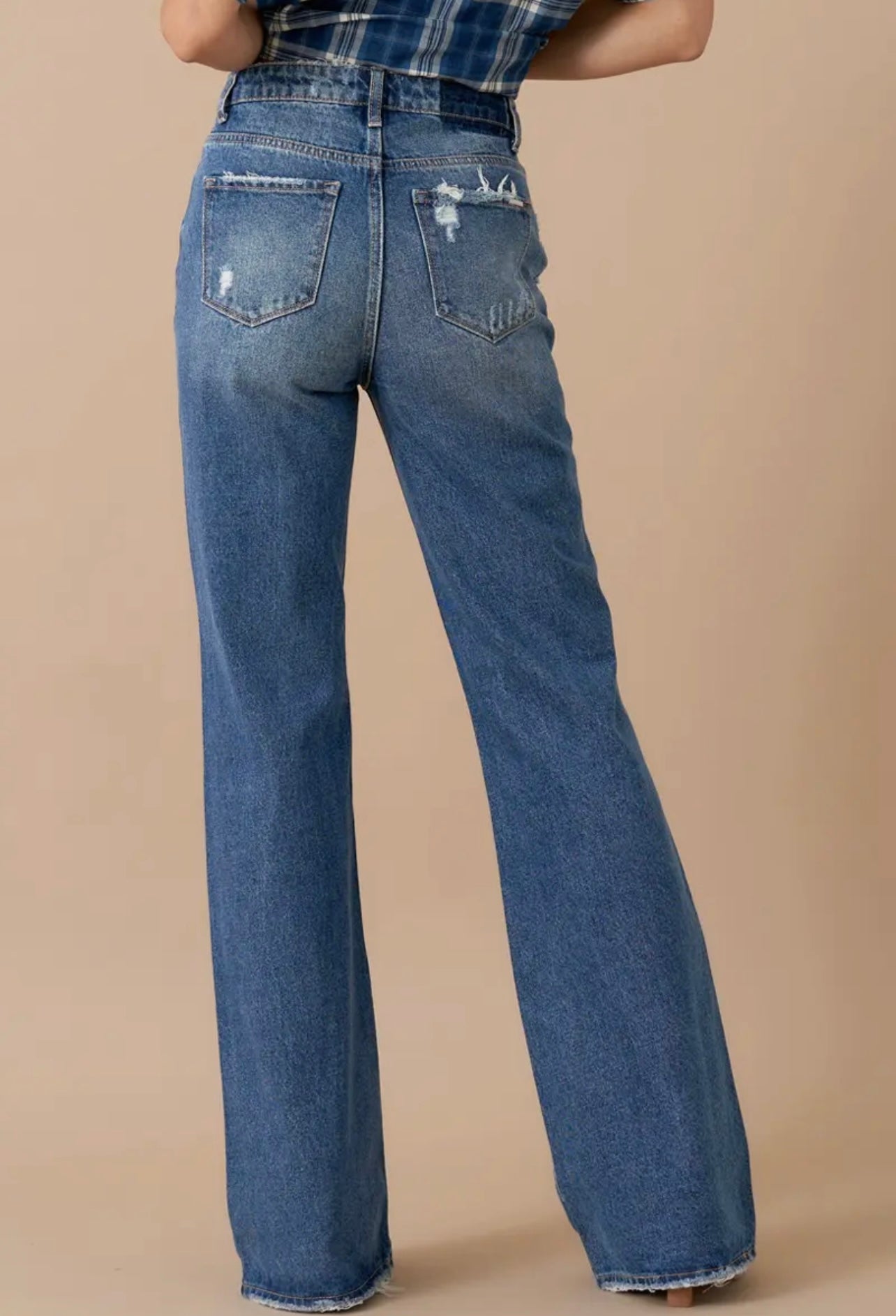 Molly High Rise Relaxed Boot Cut Denim