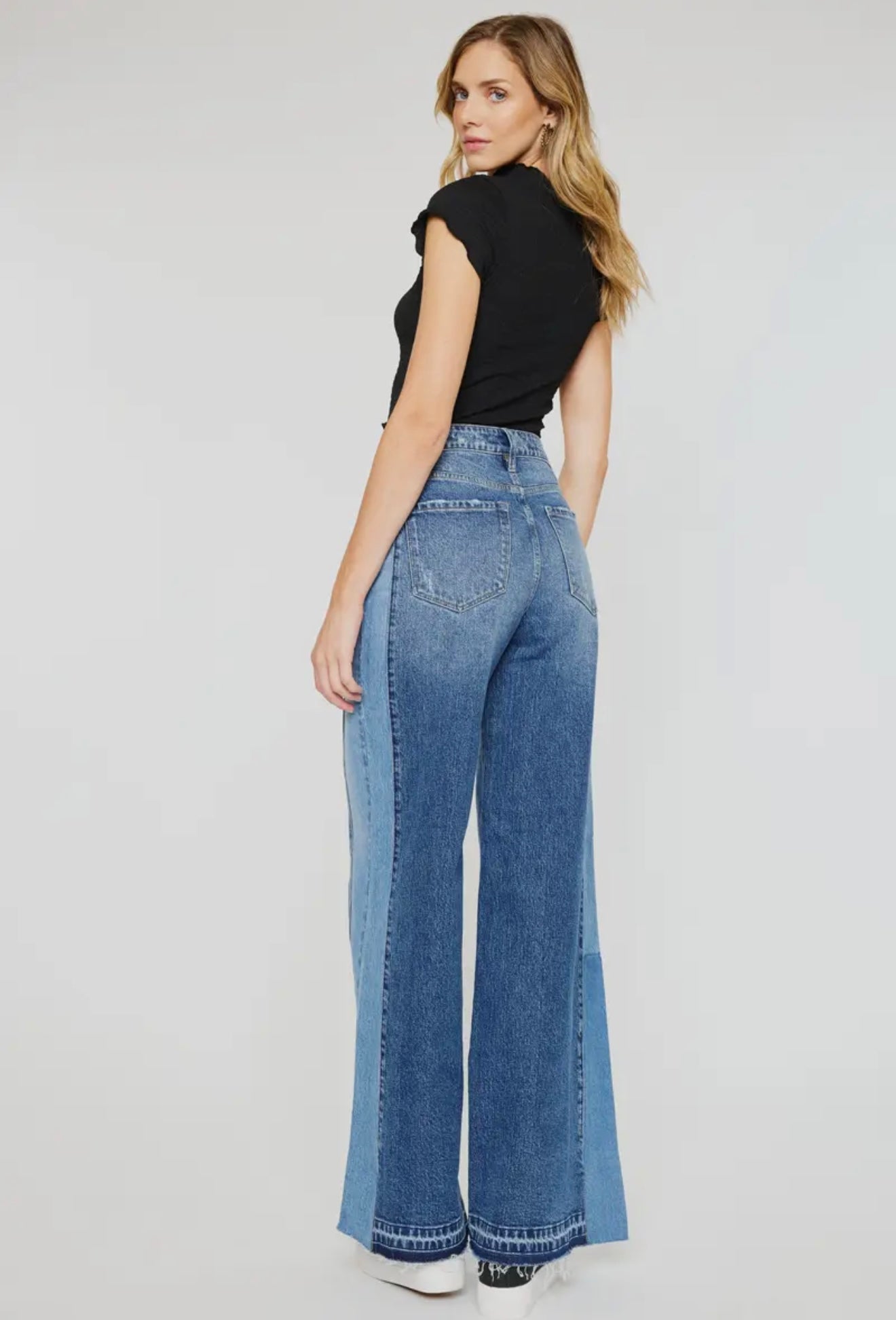 Kancan High Rise Wide Leg Jeans