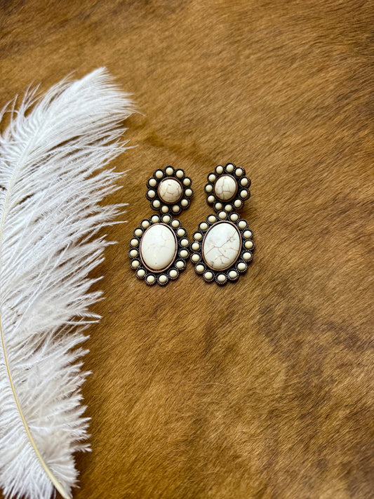 The Magnolia earrings
