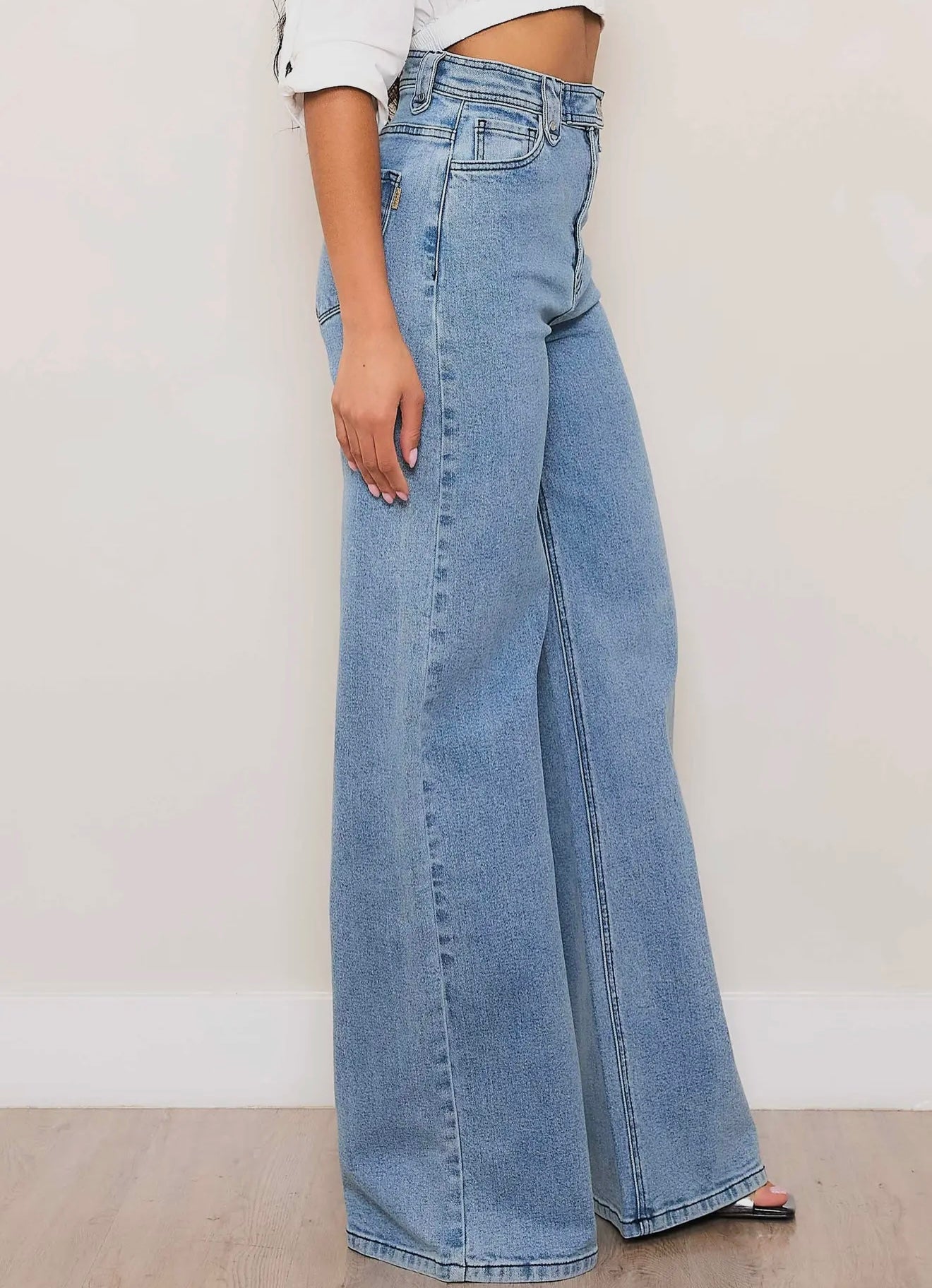 The Hayes Wide Leg - Rigid with Comfort Stretch Jeans