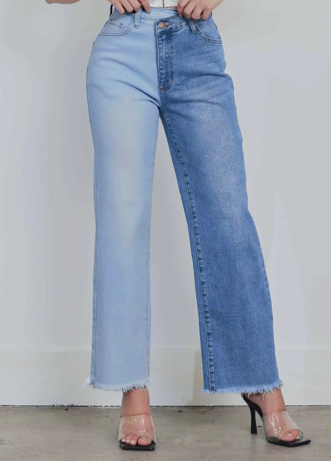 Two Faces Wide Jeans