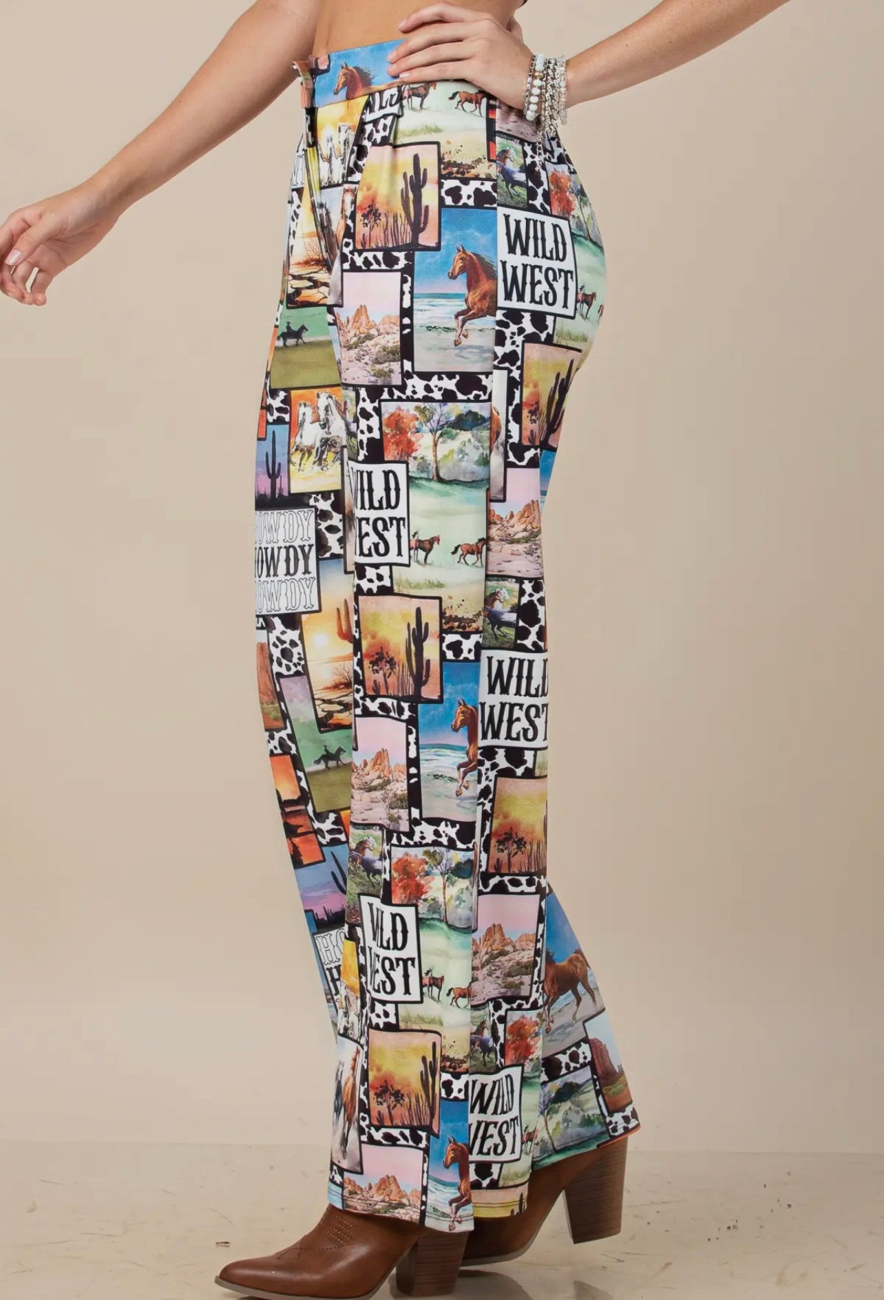 Diana Wild West Patch Print
Slack Pants