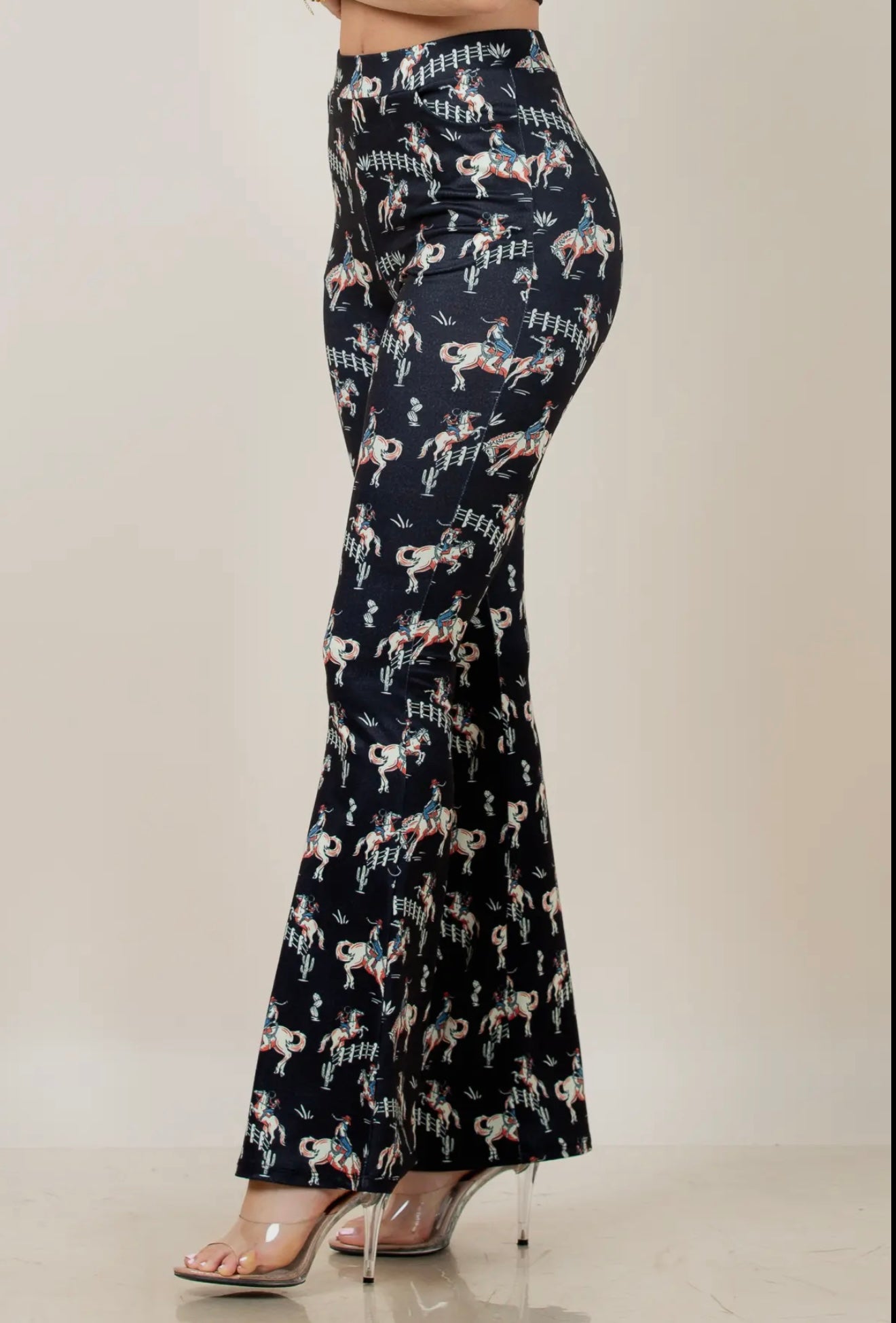 Jump Horse Jump Print Pants
