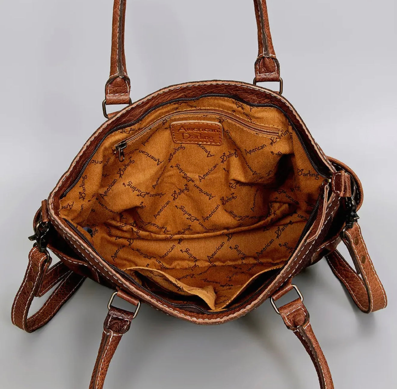 American Darling Tote Genuine Western Leather Women Bag