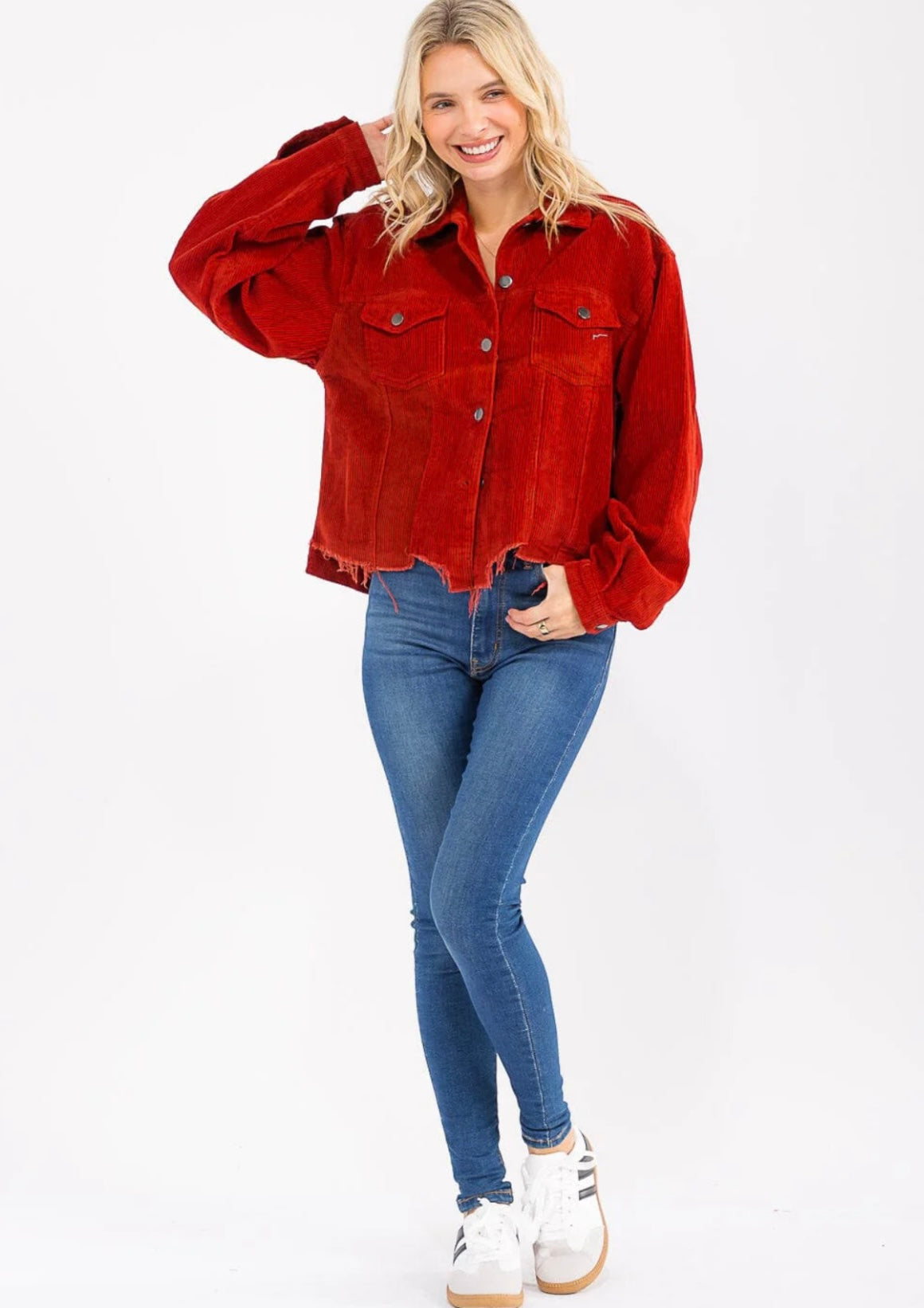 Red Corduroy Jacket