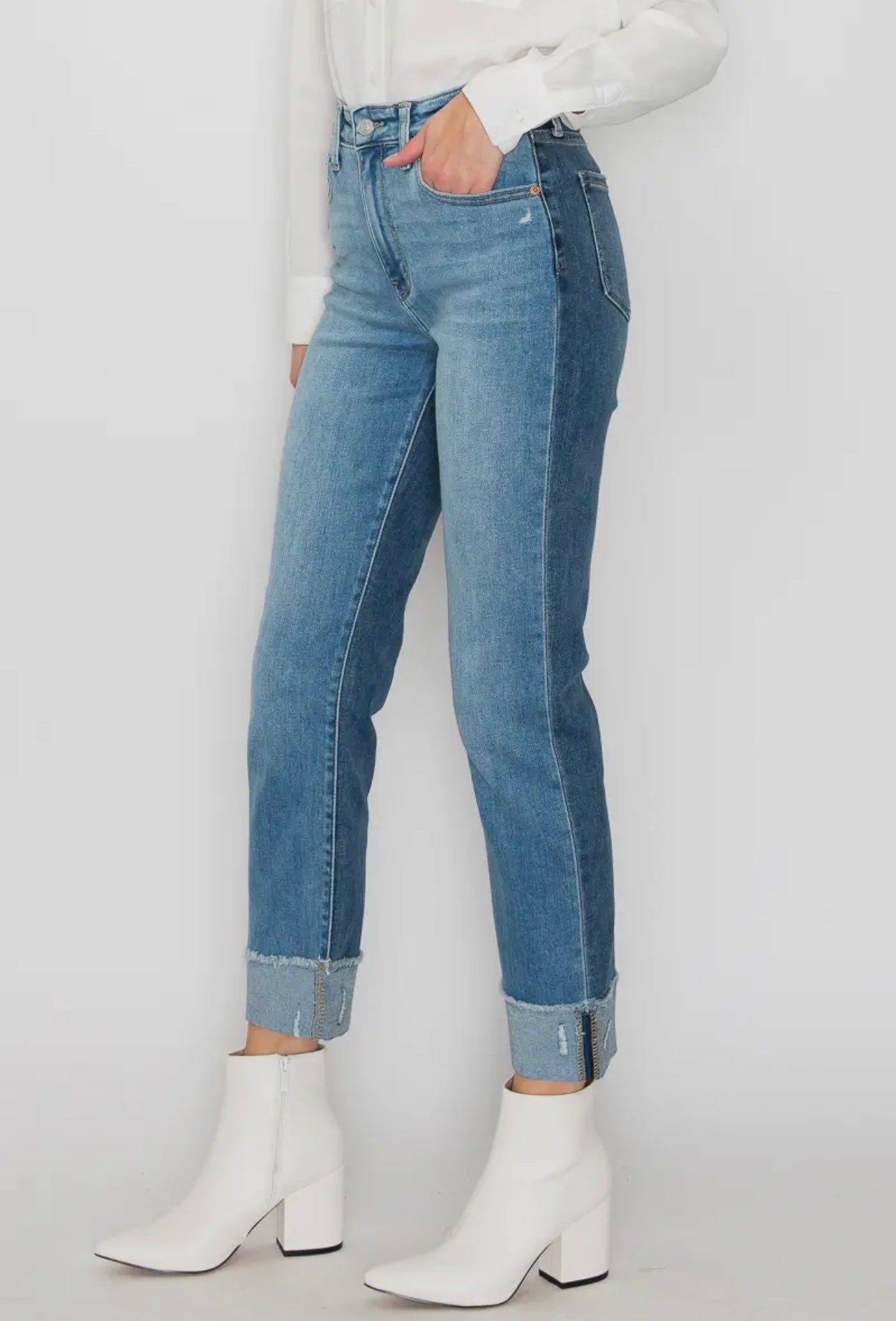 Artemis Vintage High Rise Straight Jeans