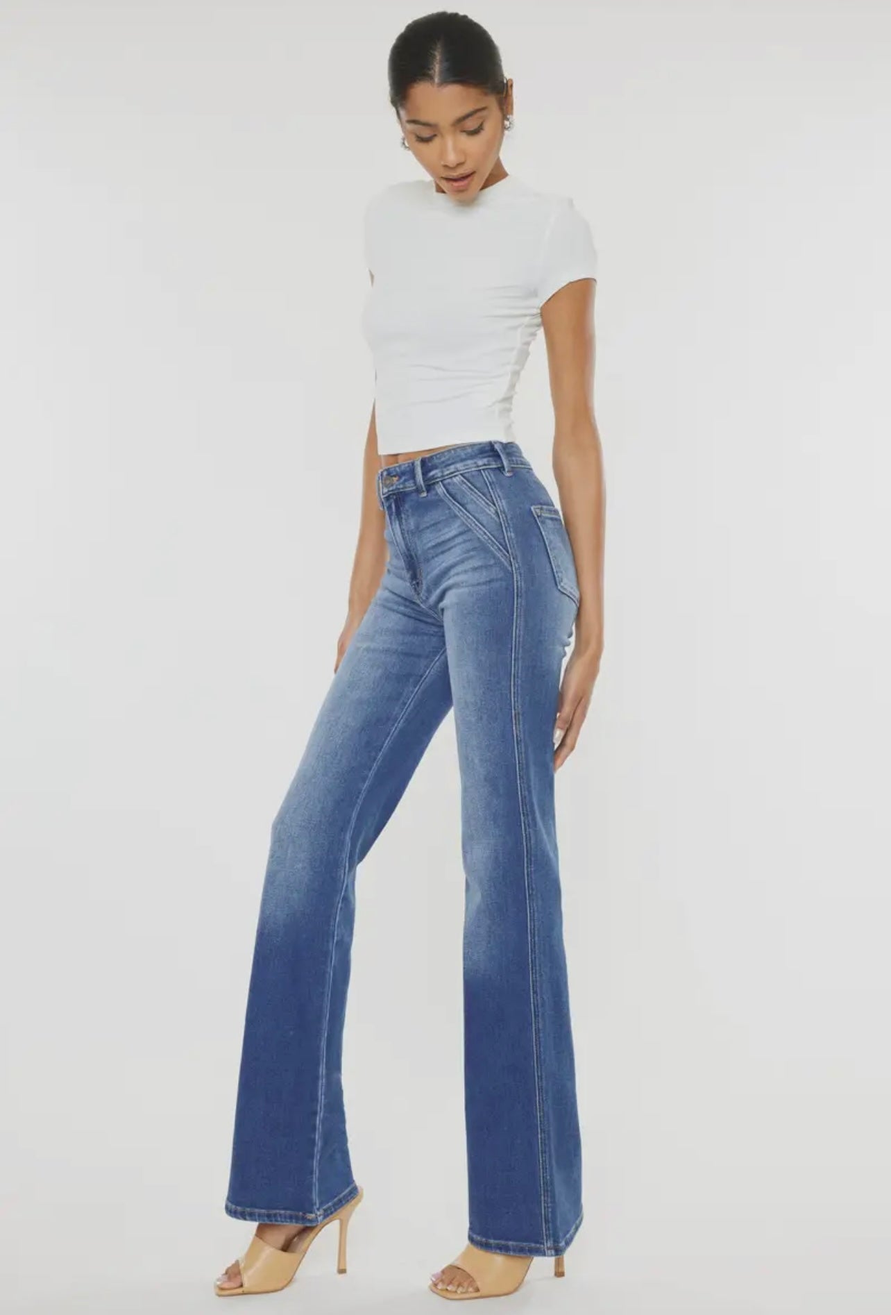 KANCAN ULTRA HIGH RISE HOLLY FLARE JEANS