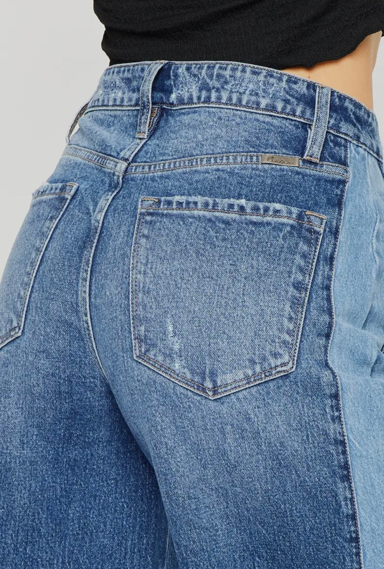 Kancan High Rise Wide Leg Jeans