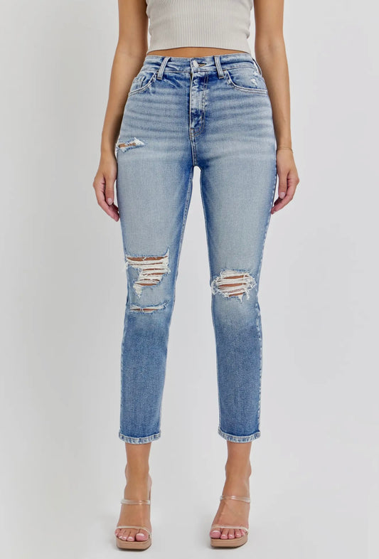 Cello High Rise Mom Jean