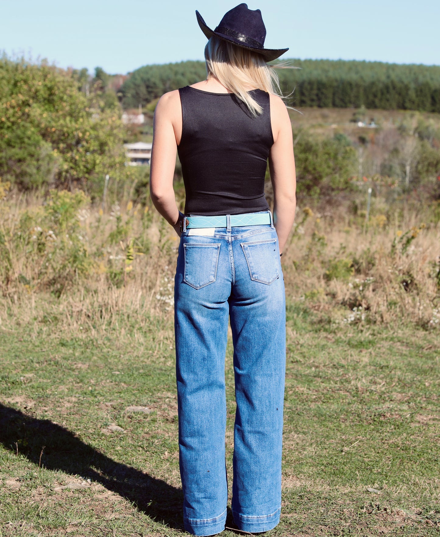 Petra153 Mid Rise Stretch Trouser
Wide Leg Jeans