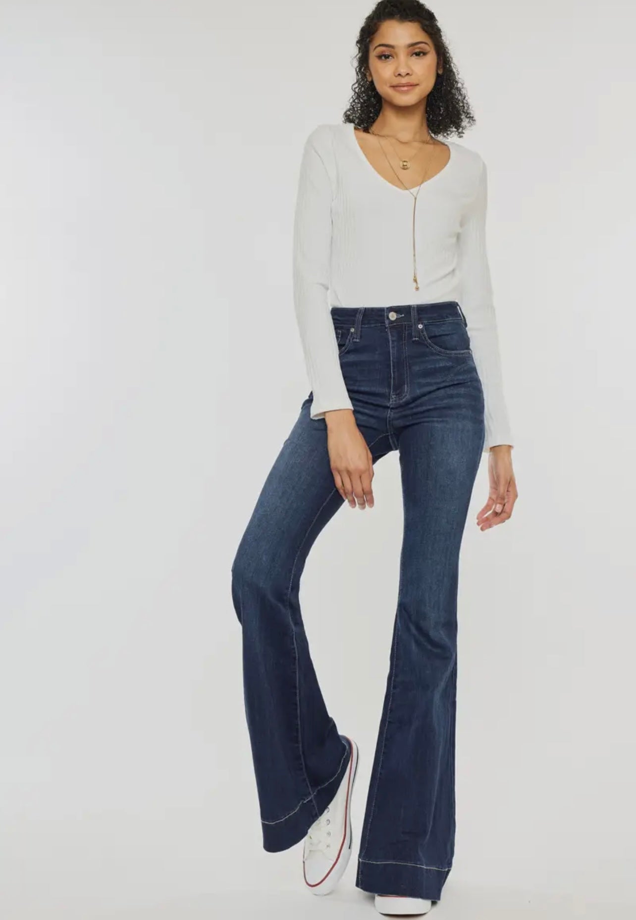 KANCAN HIGH RISE SUPER FLARE JEANS