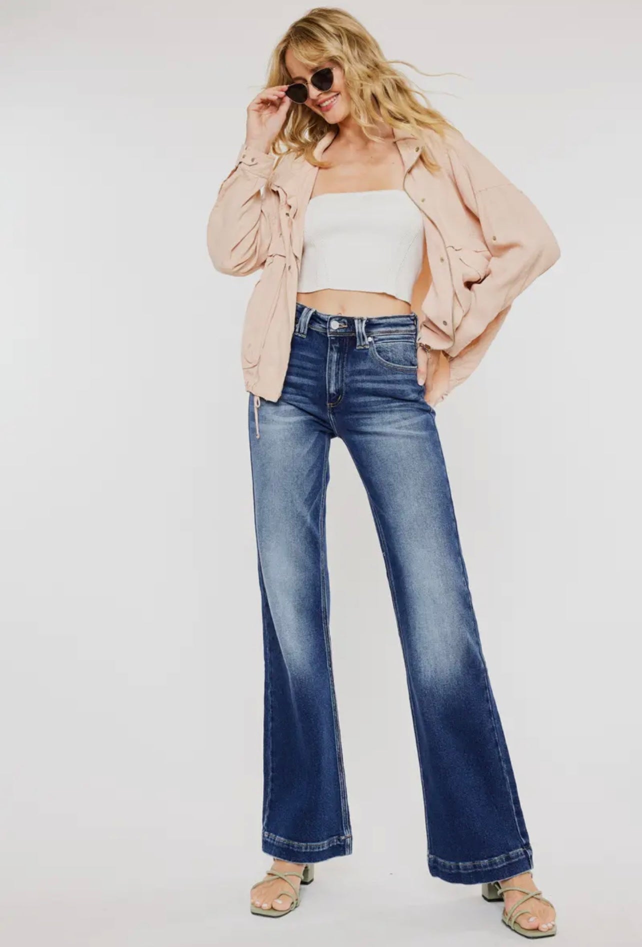 KANCAN HIGH RISE FLARE JEANS