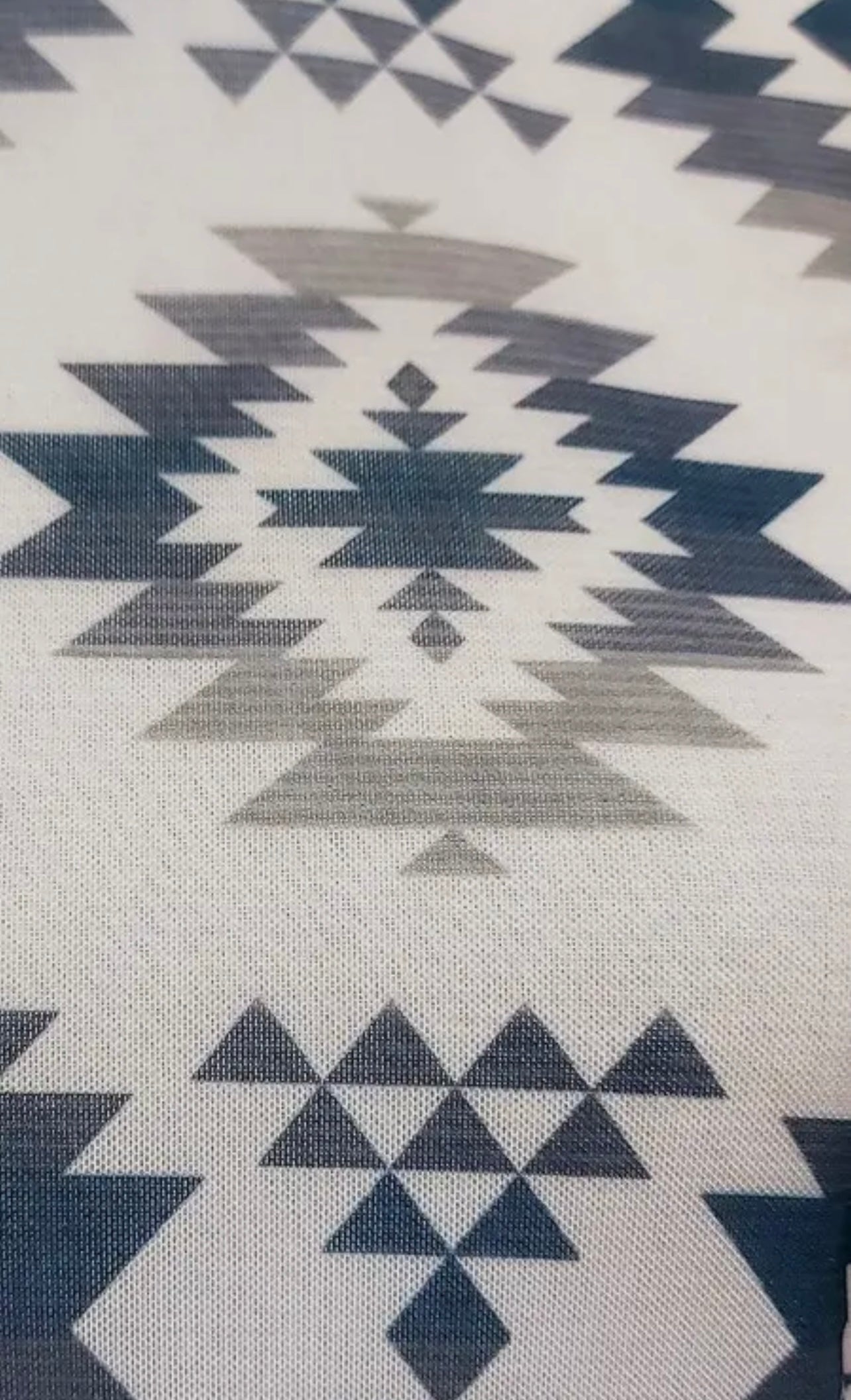 Avery MAYA Aztec Print Semi Sheer
Mesh Top