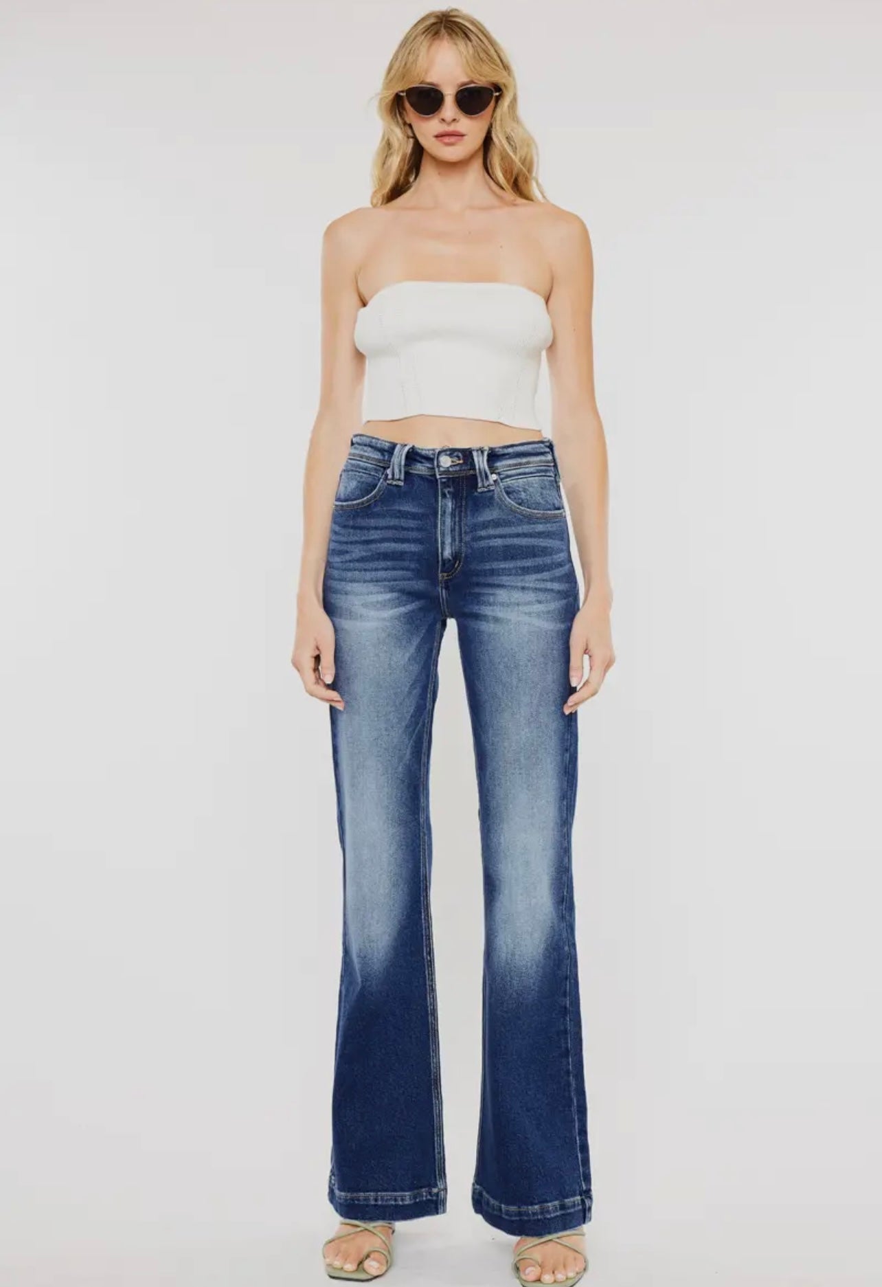 KANCAN HIGH RISE FLARE JEANS