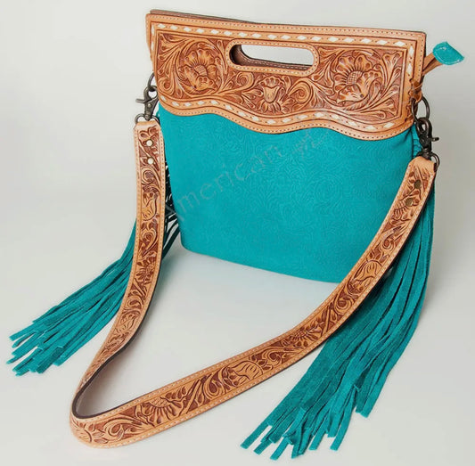 American Darling Clutch Genuine
Western Leather Women Bag Paige
