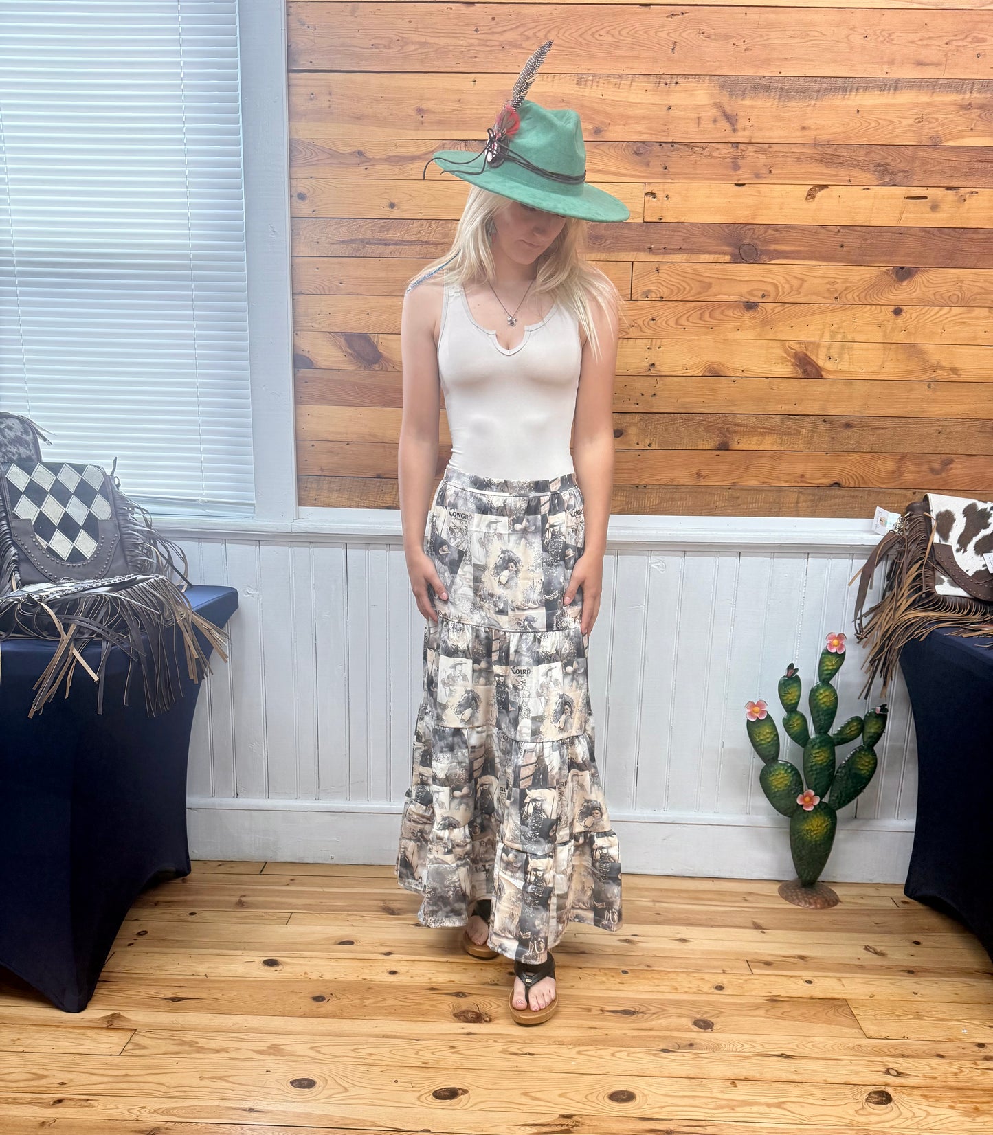 Vintage Cowgirl Skirt