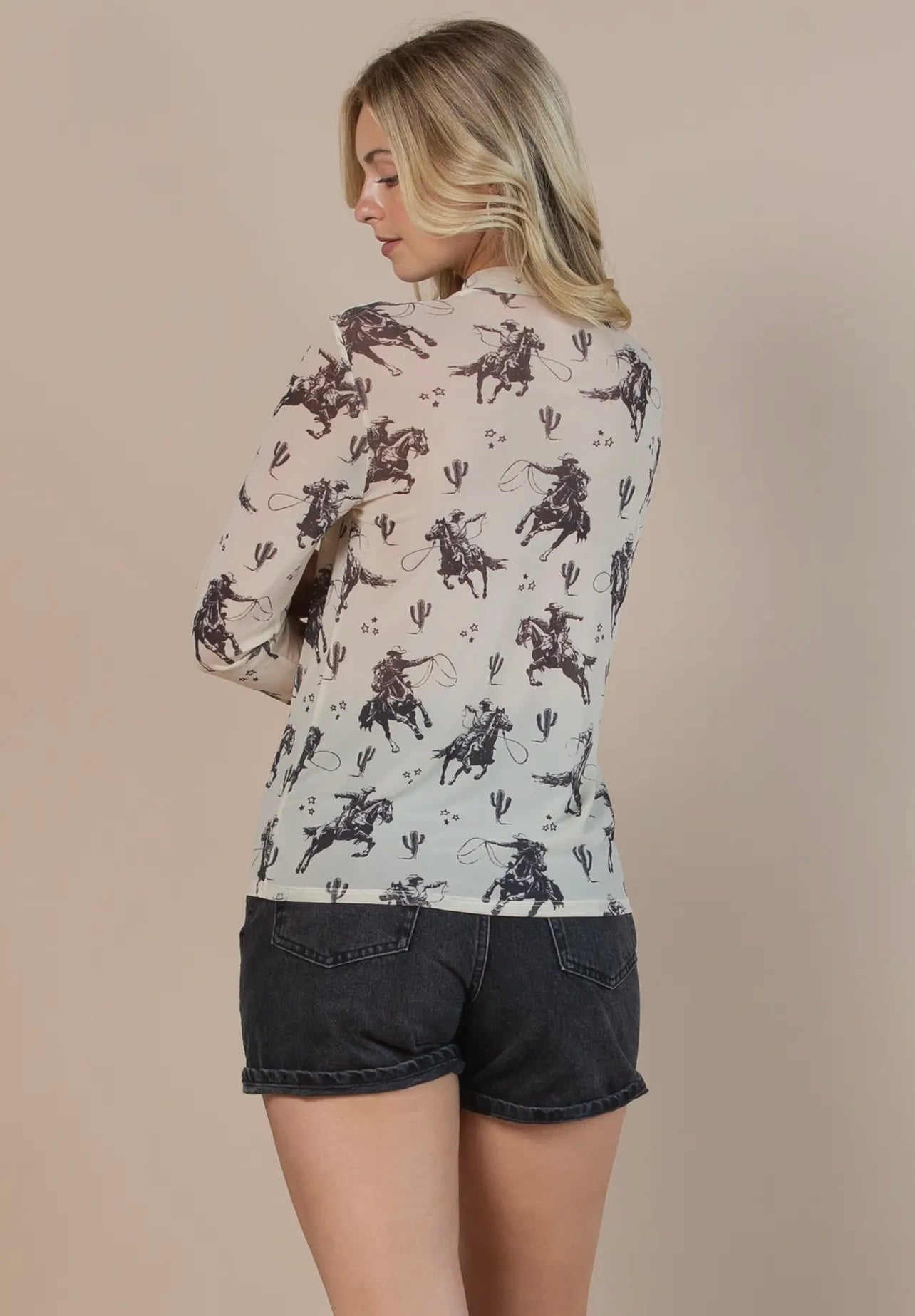 The Running Horse Mesh Top