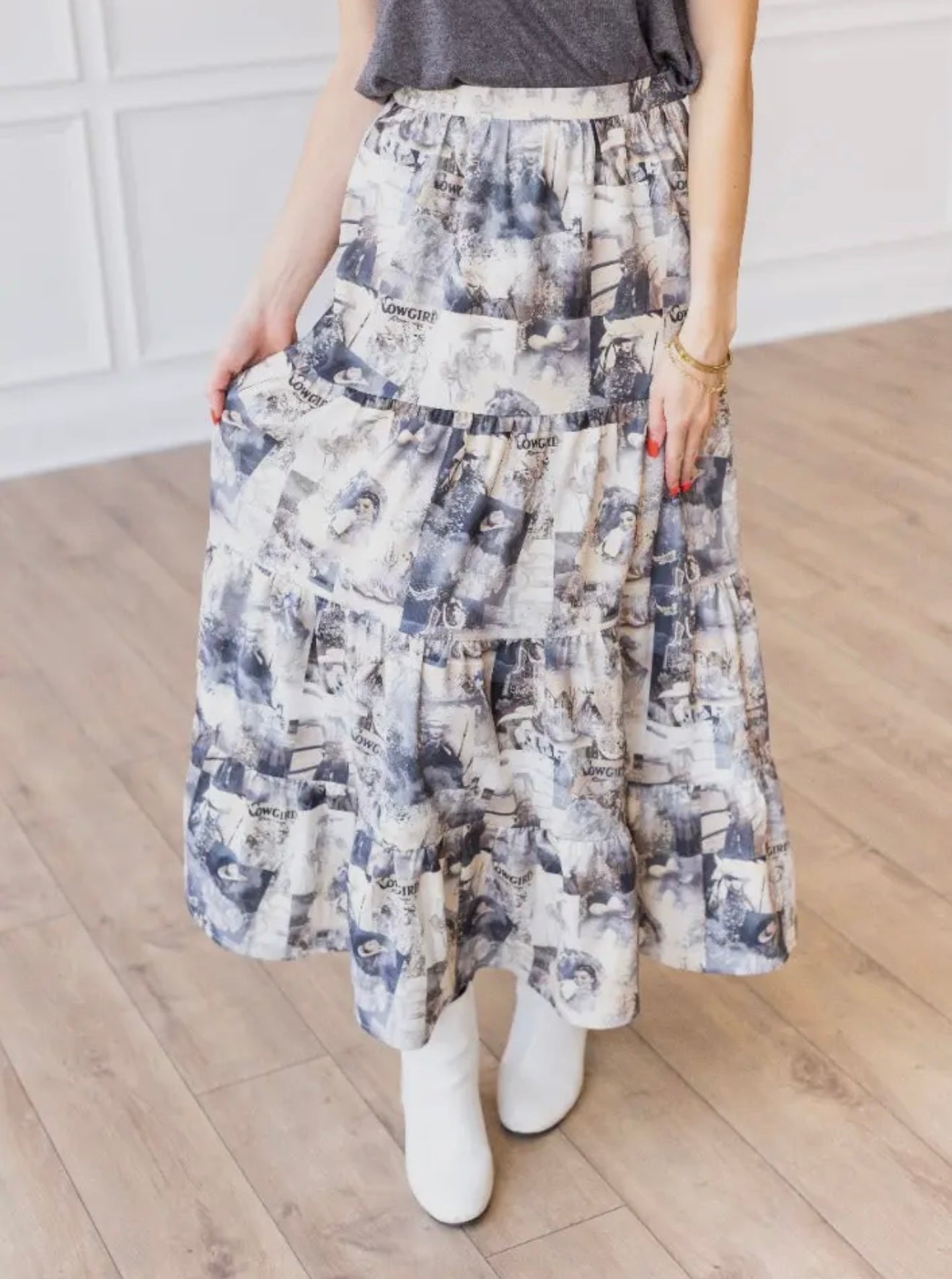 Vintage Cowgirl Skirt