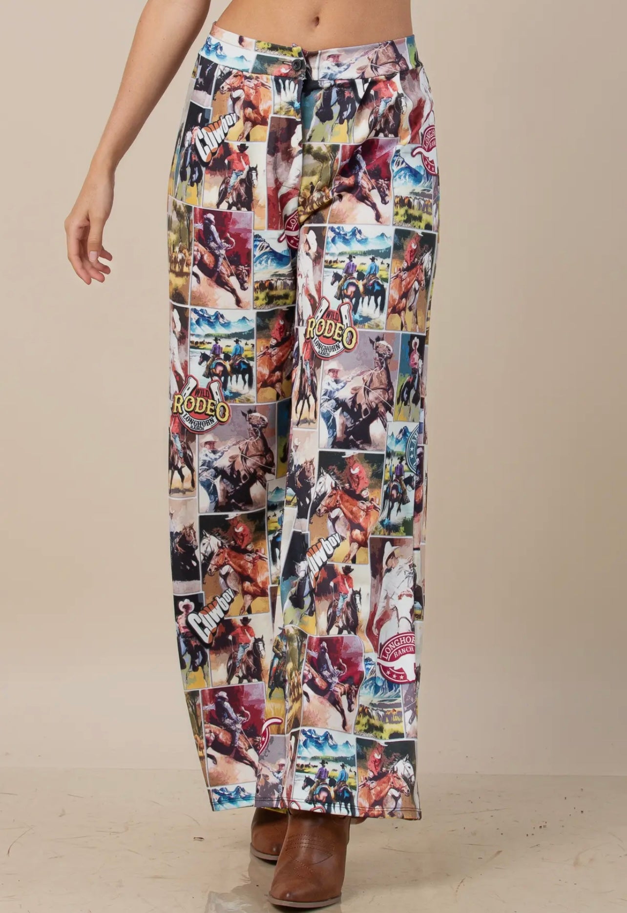 Milly Western Rodeo Print
Slack Pants