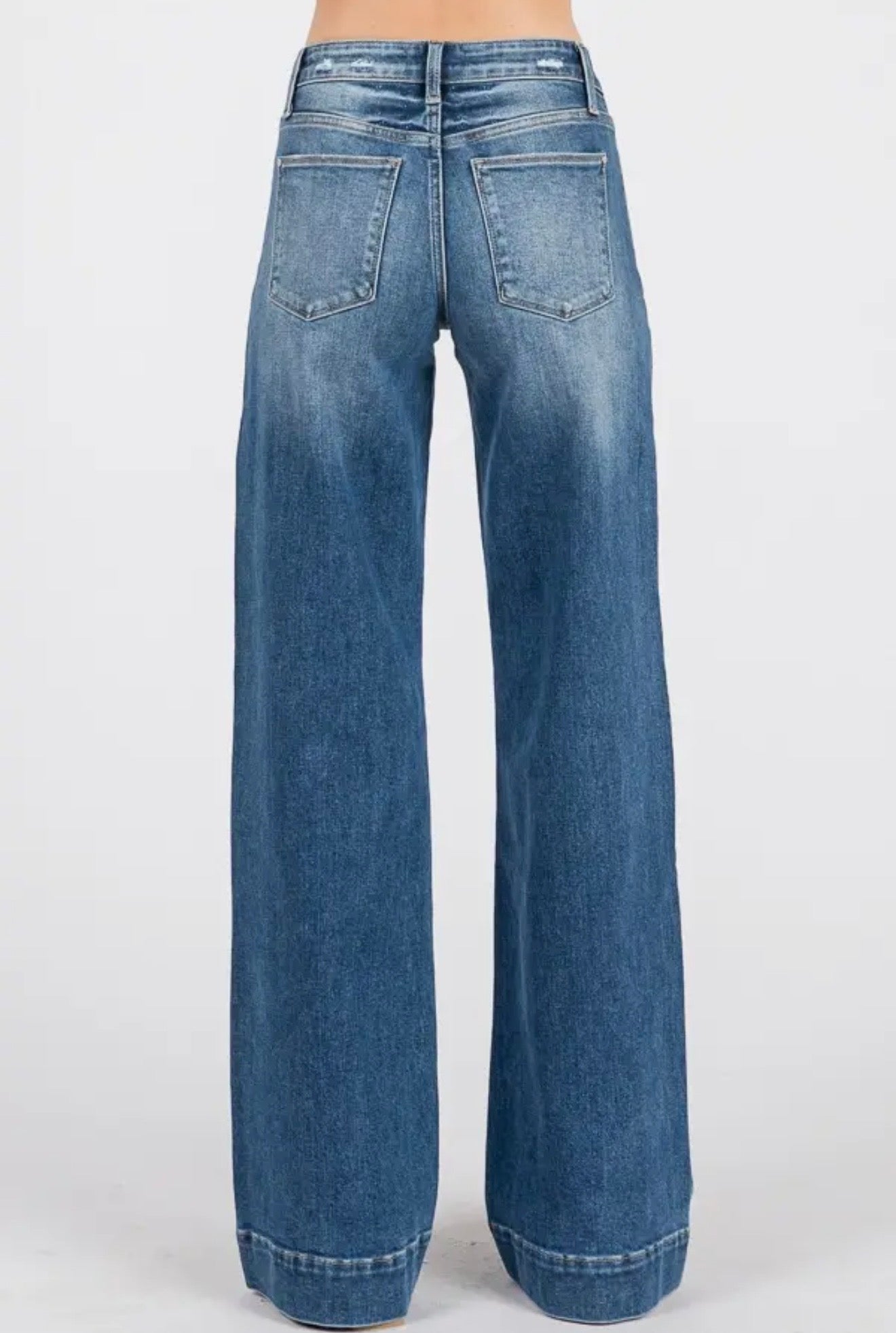 Petra153 Mid Rise Stretch Trouser
Wide Leg Jeans