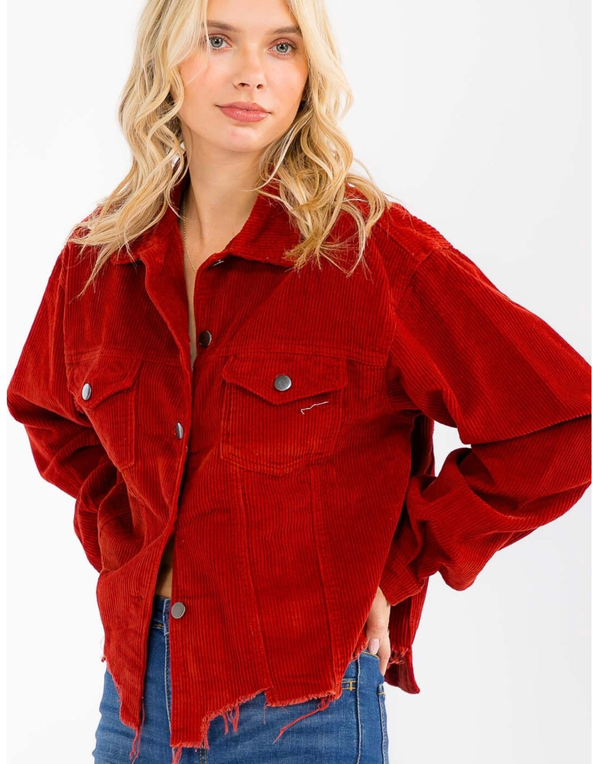 Red Corduroy Jacket