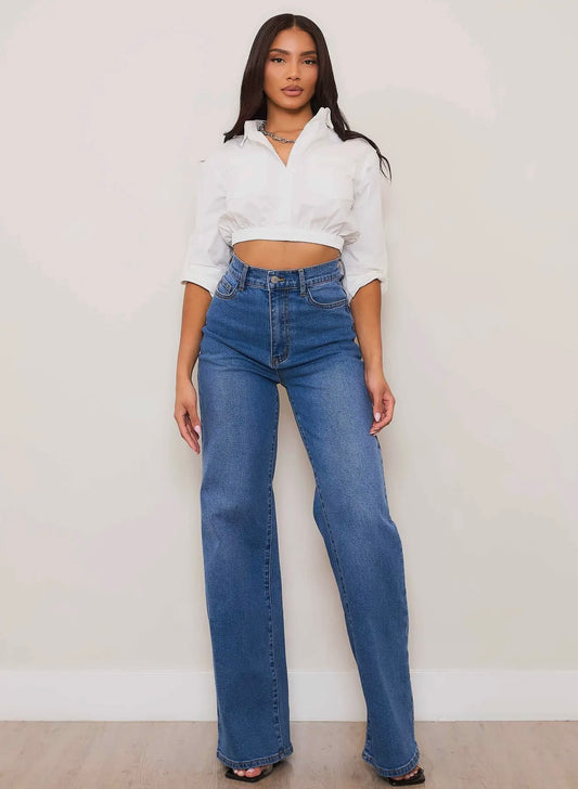 Wide Leg - Rigid with Comfort Stretch