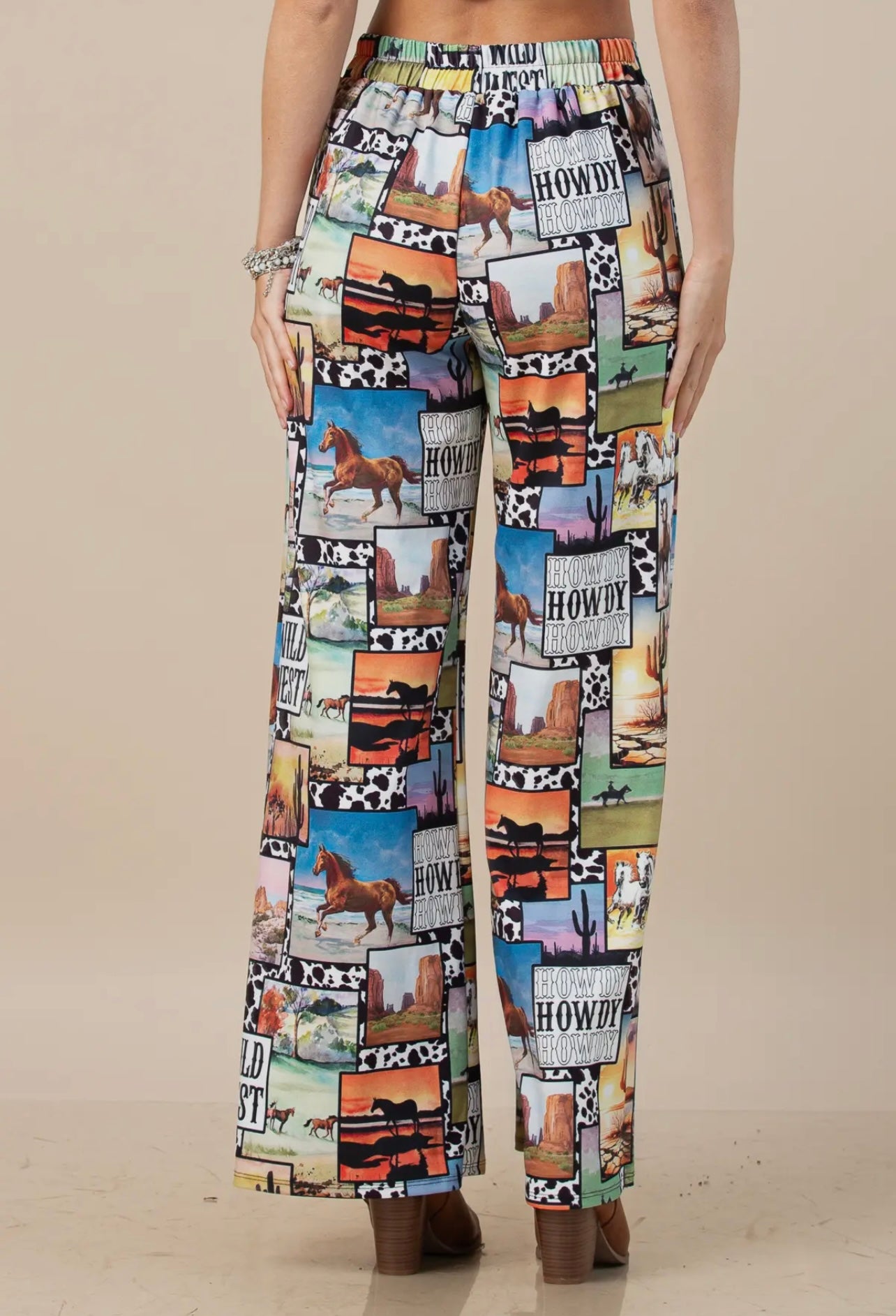 Diana Wild West Patch Print
Slack Pants